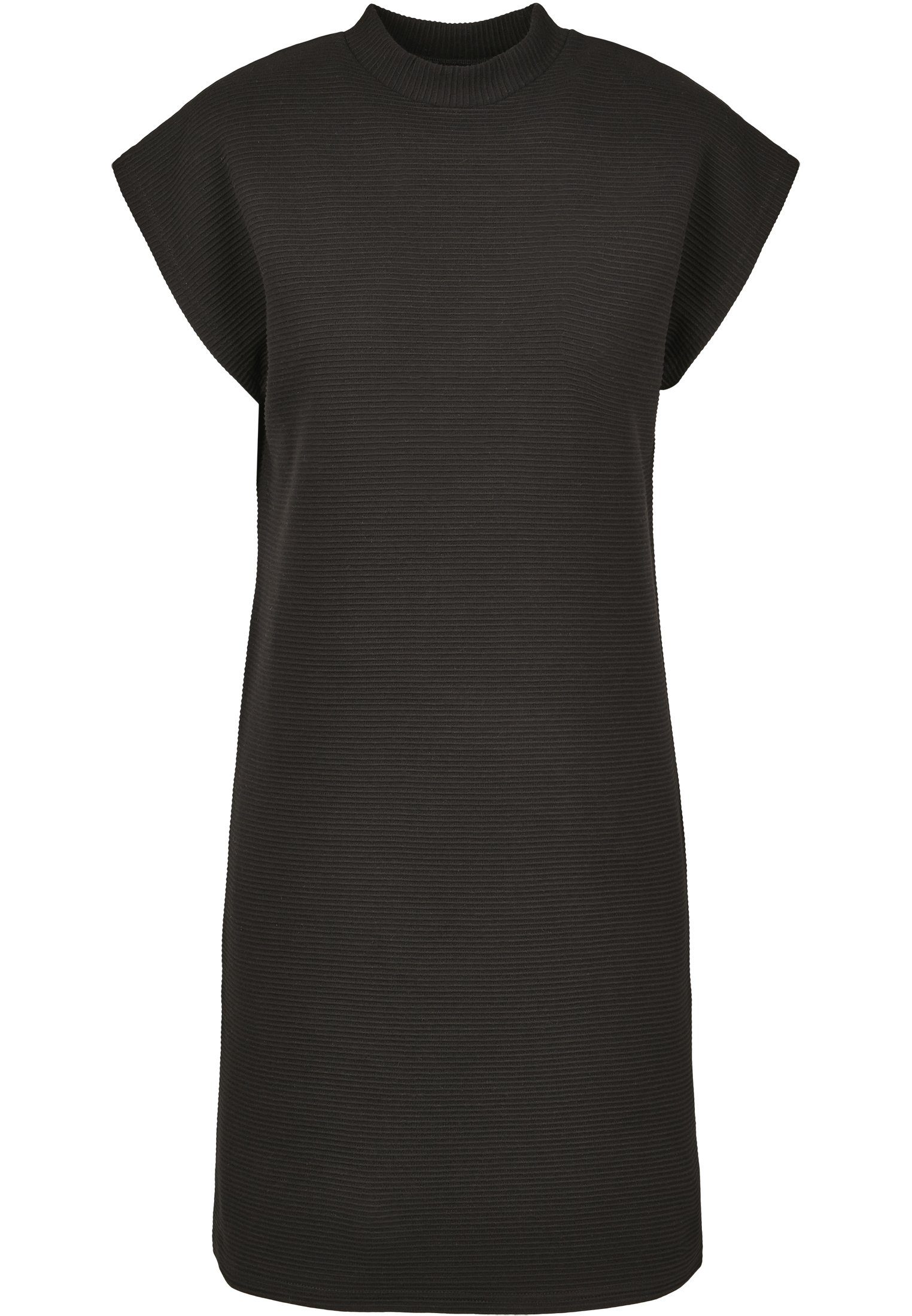 TB2998 Shoulder Damen Naps Jerseykleid Extended Terry Terry black Dress CLASSICS Extended URBAN Naps (1-tlg) Ladies
