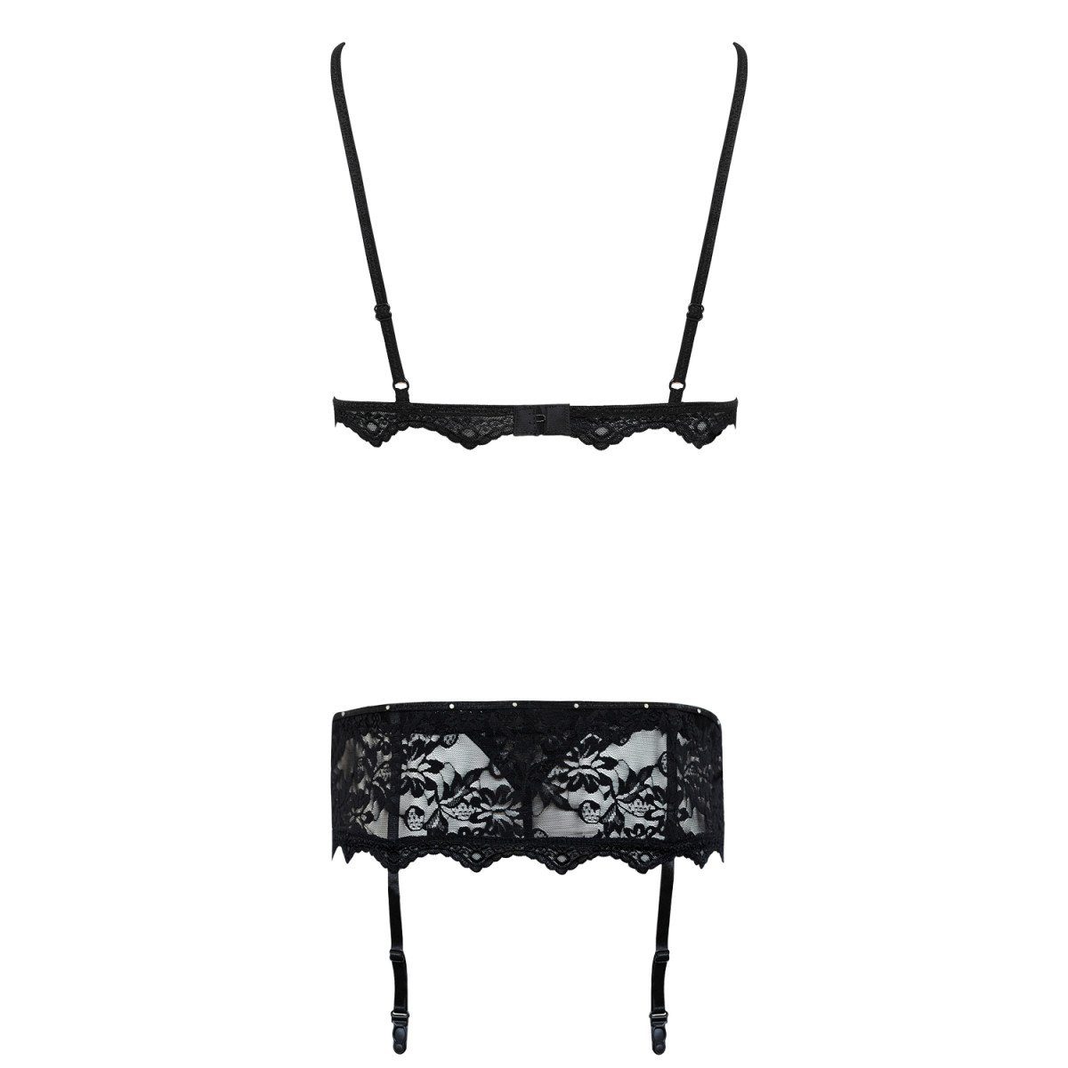 Livco Corsetti Fashion Set: Schalen-BH LivCo Corsetti Fashion - LC Belita 3pcs set black - (L/XL,S/M)