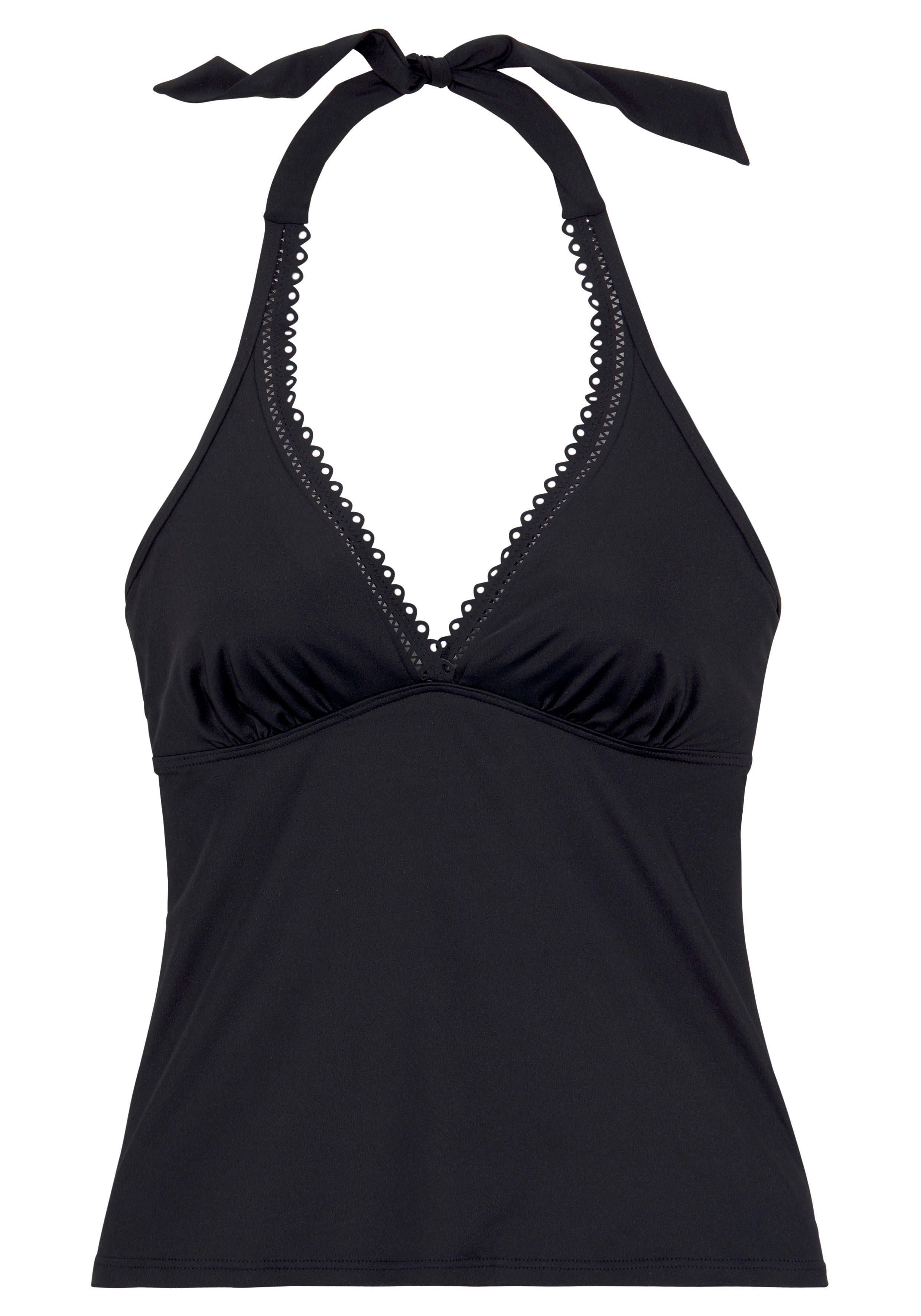 s.Oliver Bügel-Tankini-Top Aiko, mit Häkeloptik günstig online kaufen