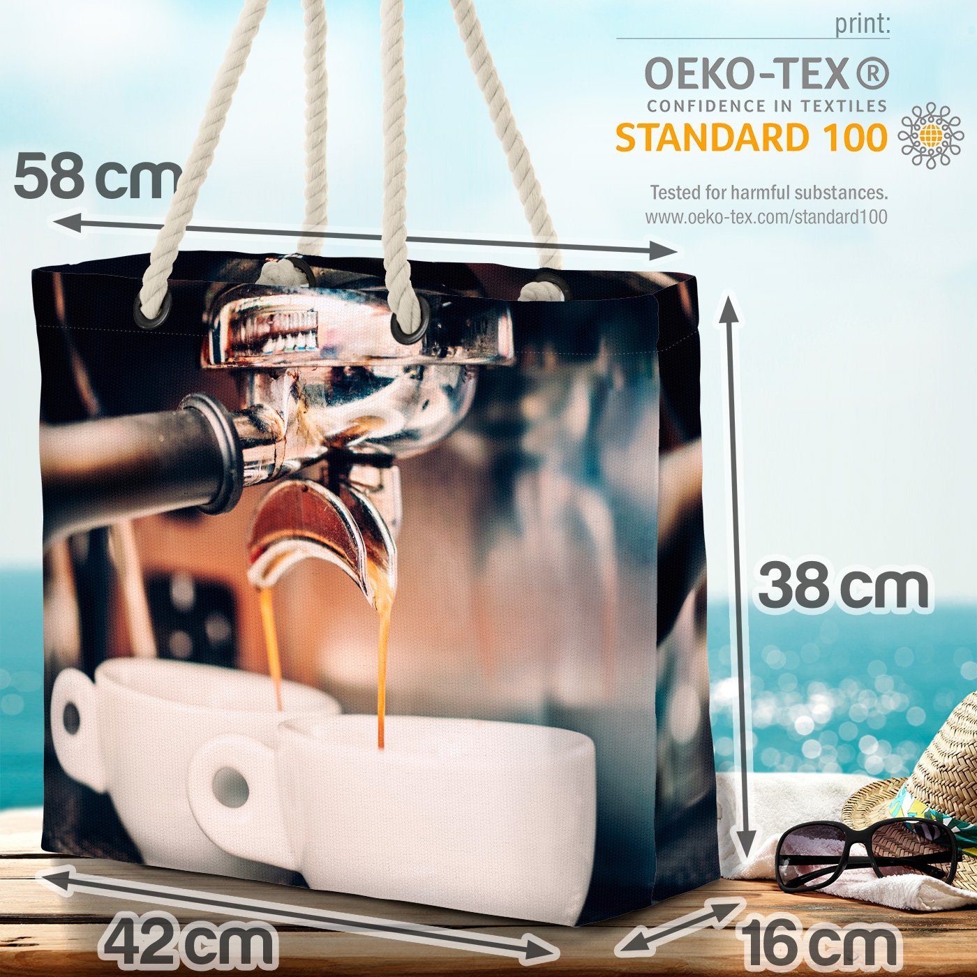 Bohnen Kaffee (1-tlg), Masch Strandtasche Espressomaschine Espresso VOID Kaffee Espressomaschine