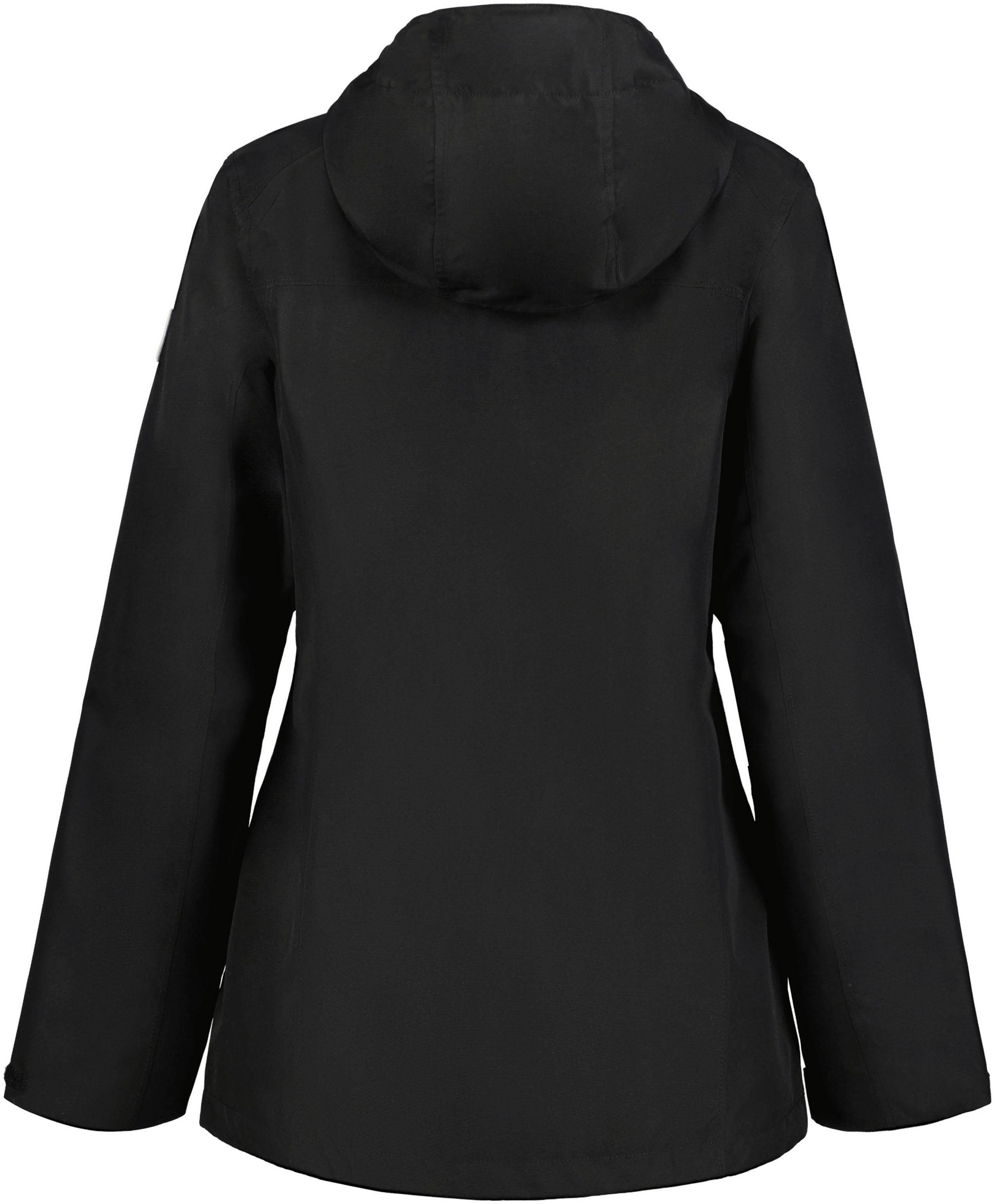 & ADENAU black FUNKTIONSJACKE D Winddicht Wasserdicht Funktionsjacke Icepeak