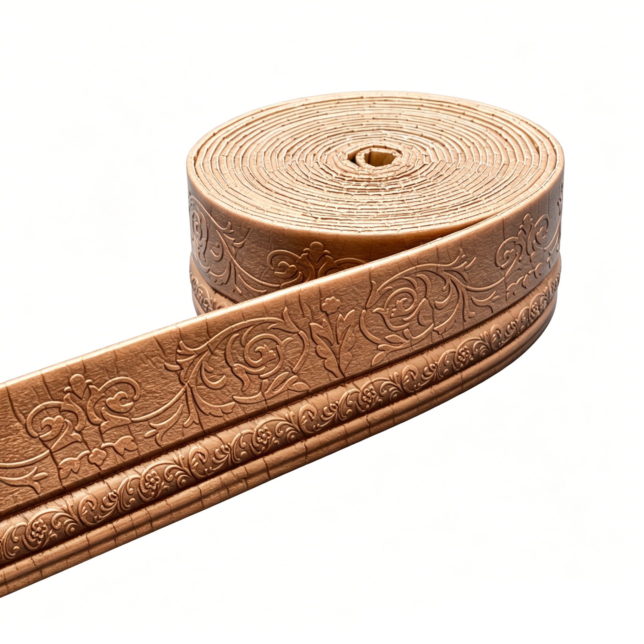 Agger Sockelleiste 3D-Relief sockelleiste, selbstklebende Schaumstoffsockelleiste, L: 1000 cm, H: 10 cm, 10 Meter x 10 cm Dekorleiste, wasserdichte Bordüre