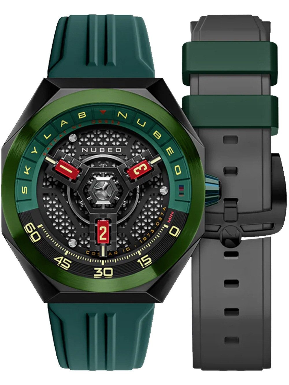 Nubeo Automatikuhr Nubeo NB-6083-09 Herrenuhr Skylab Automatik Limited 48mm 10ATM Nubeo NB-6083-09 Herrenuhr Skylab Automatik Limited 48mm 10ATM