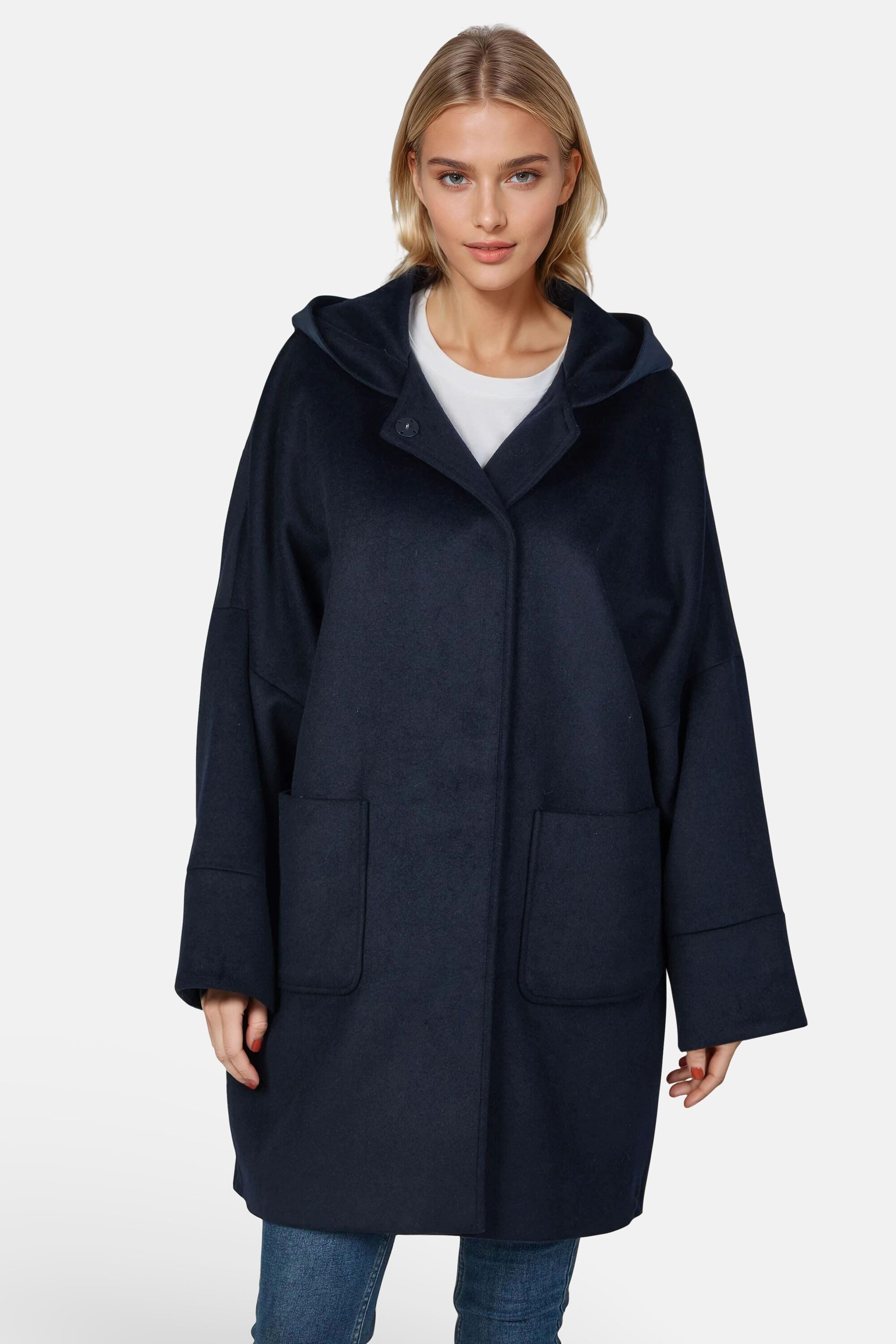 White Label Wollmantel in femininer A-Linie günstig online kaufen