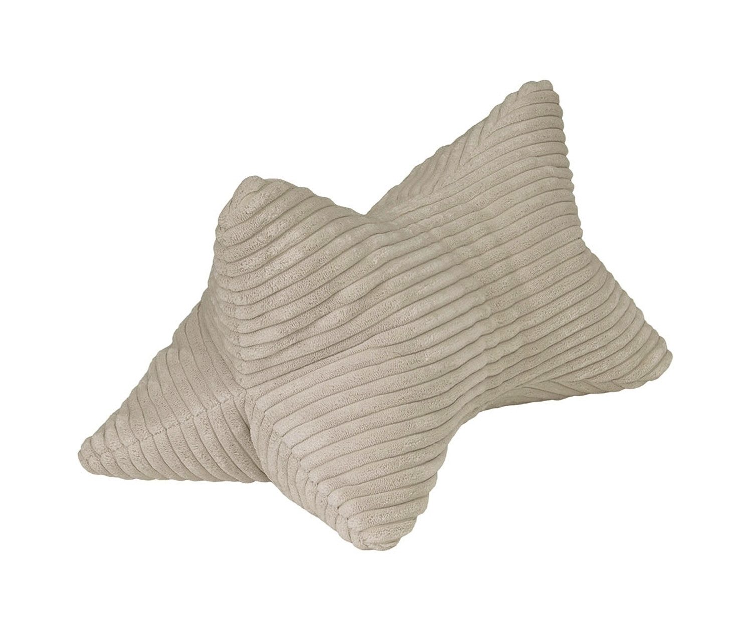 Sun Garden Stützkissen LESEKNOCHEN, 24 x 42 cm, Beige, Cordoptik, Cordoptik, viskoelastische Schaumstäbchen