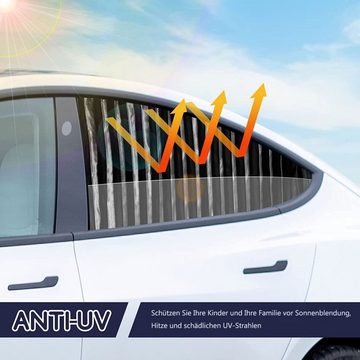 GelldG Autosonnenschutz Sonnenschutz fürs Auto Vorhang, Sonnenschutz Magnetisch für UV-Schutz