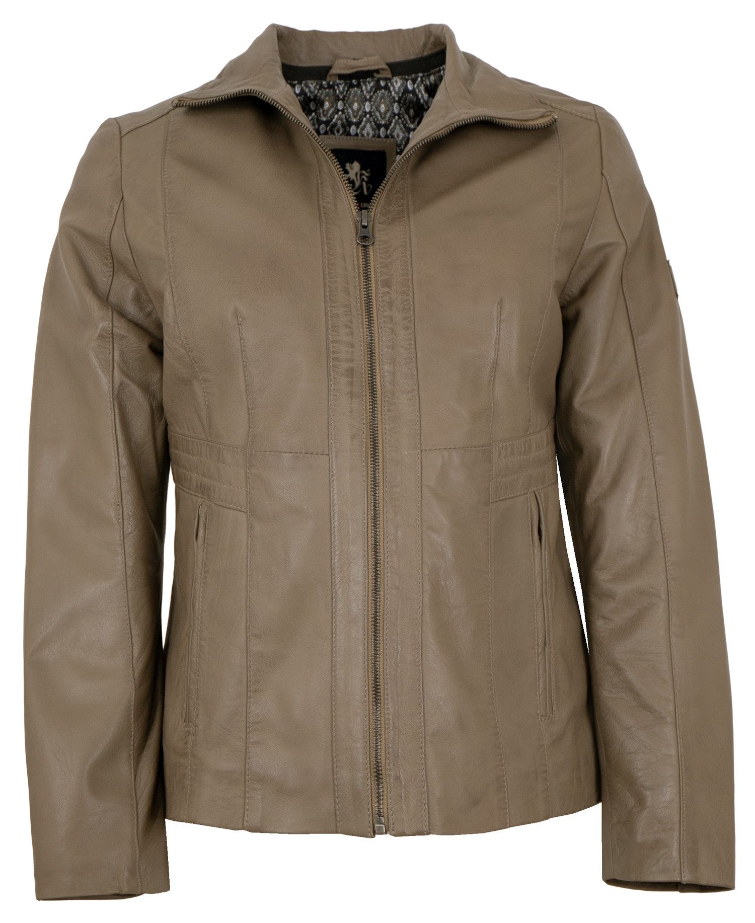 Otto Kern Lederjacke Beate OTTO KERN - Damen Lederjacke Lammnappa coffee