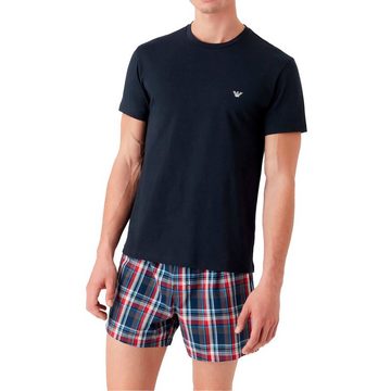 Emporio Armani Shorty Pyjama (2 tlg) mit gemusterter Shorts