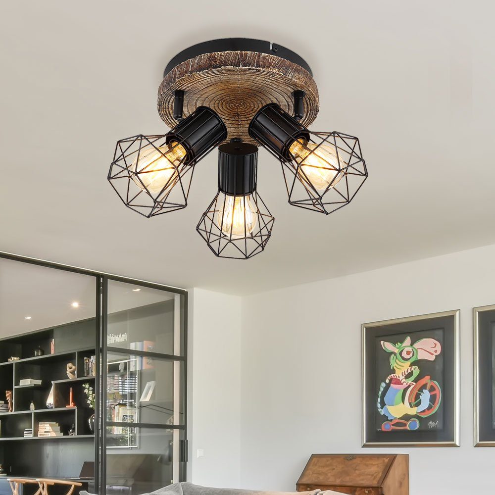 GLOBO LIGHTING Deckenspot, Leuchtmittel nicht inklusive, Warmweiß, Deckenleuchte Deckenlampe Spotleuchte Wohnzimmerlampe Schlafzimmer