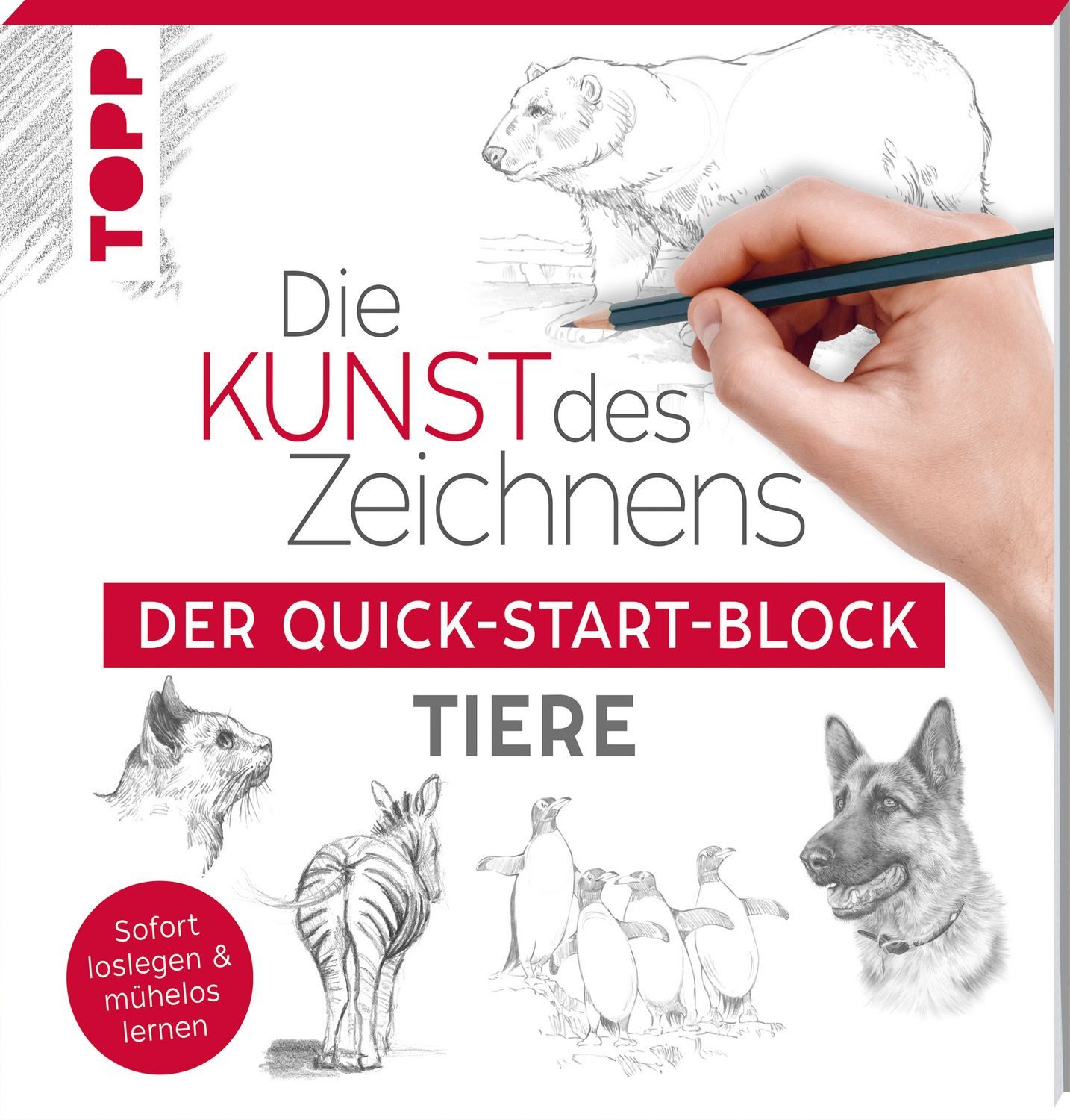 Die Kunst des Zeichnens Tiere. Der Quick-Start-Block / Frechverlag