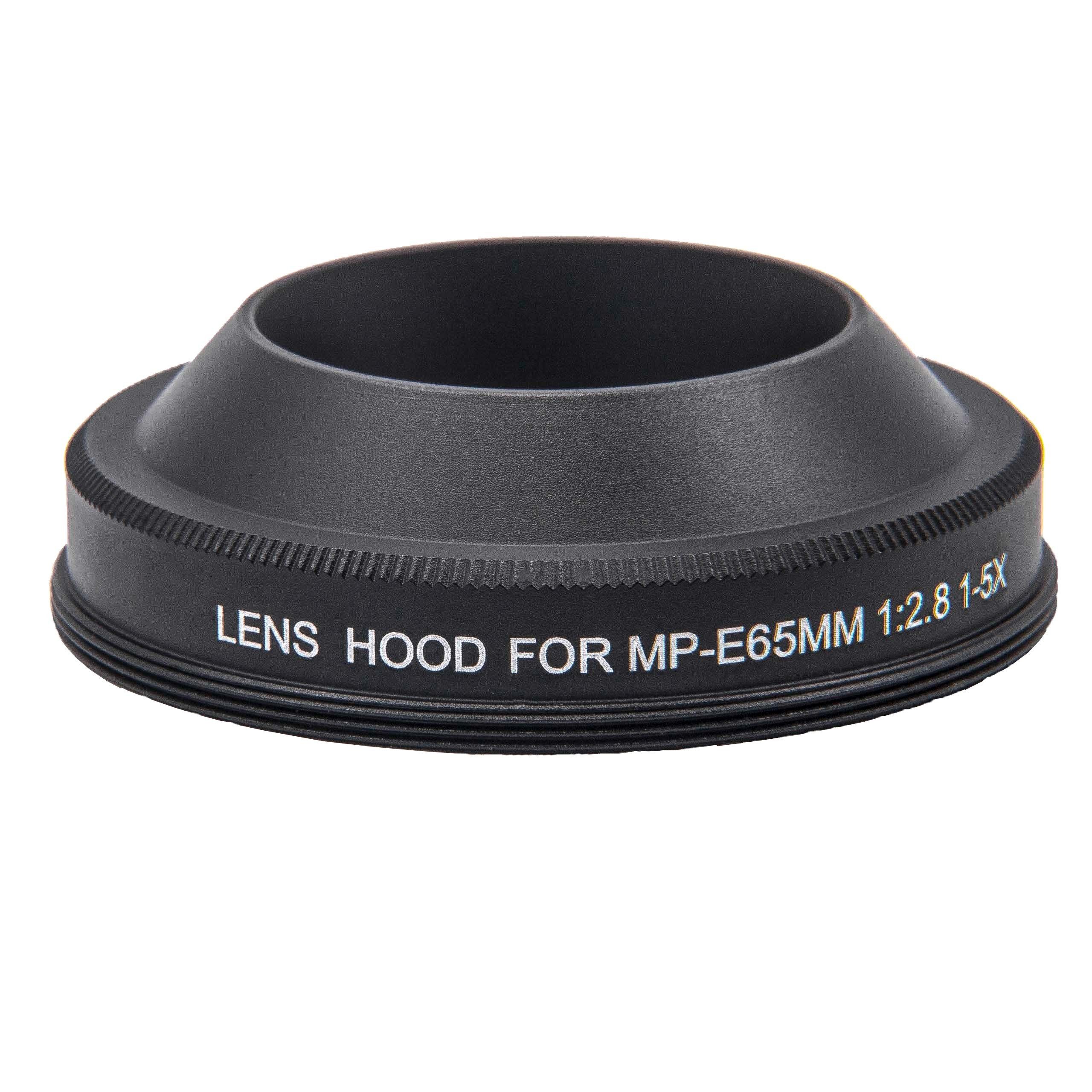 vhbw Ersatz für Canon MP-E65 Foto DSLR Gegenlichtblende für