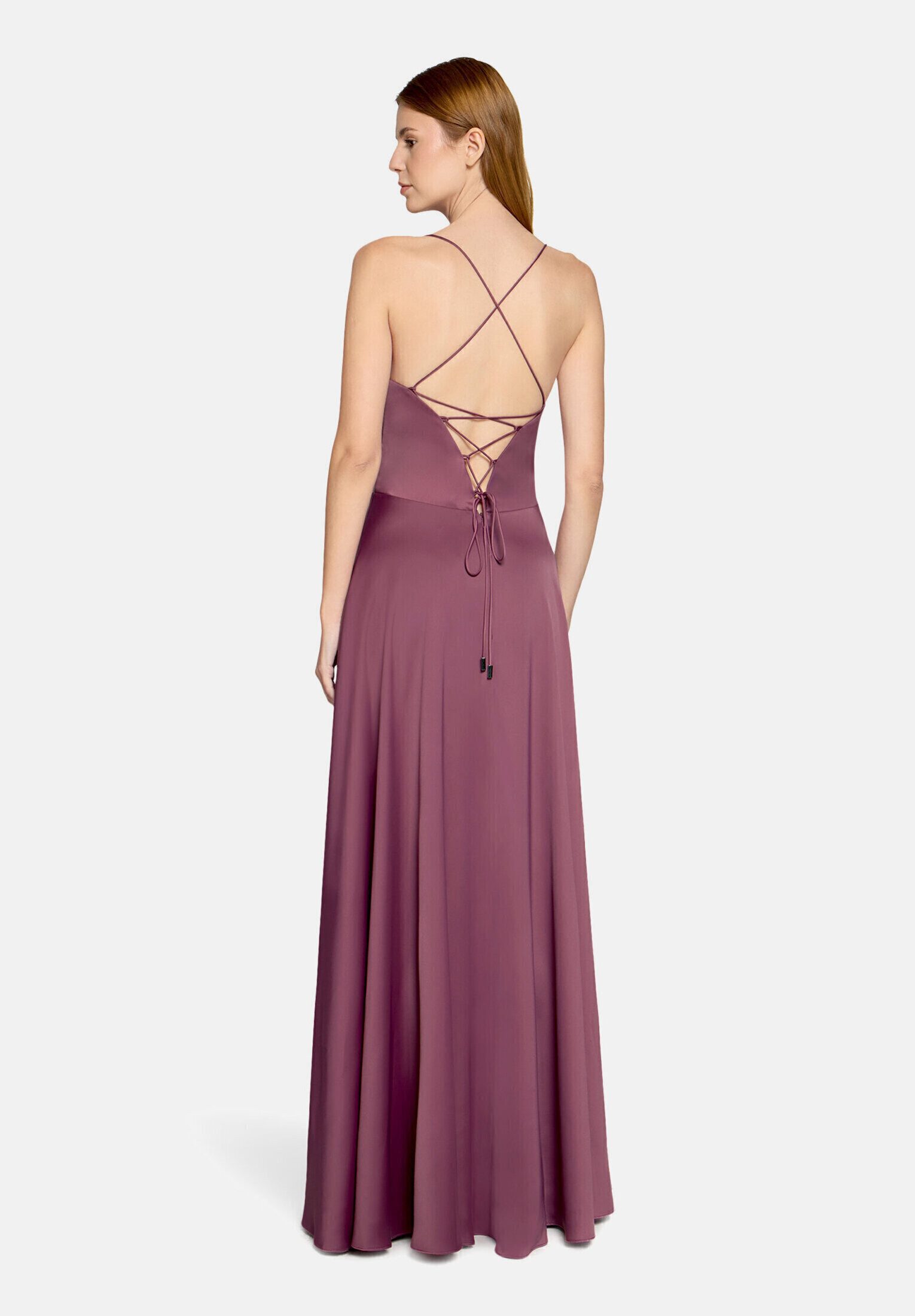 Vera Mont Abendkleid Damen mit Wasserfallausschnitt Material