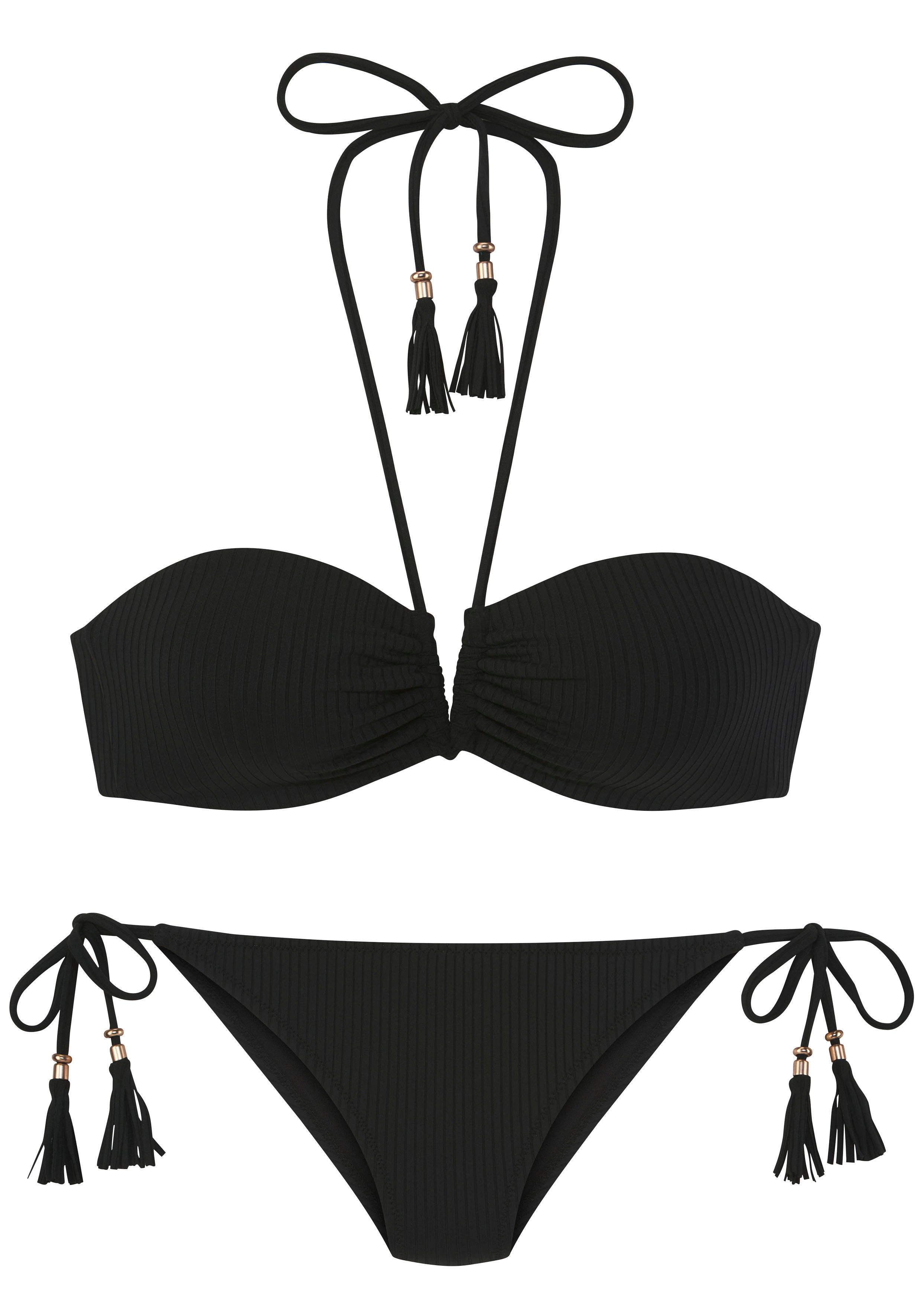 Elbsand Bandeau-Bikini mit V-Bügel günstig online kaufen