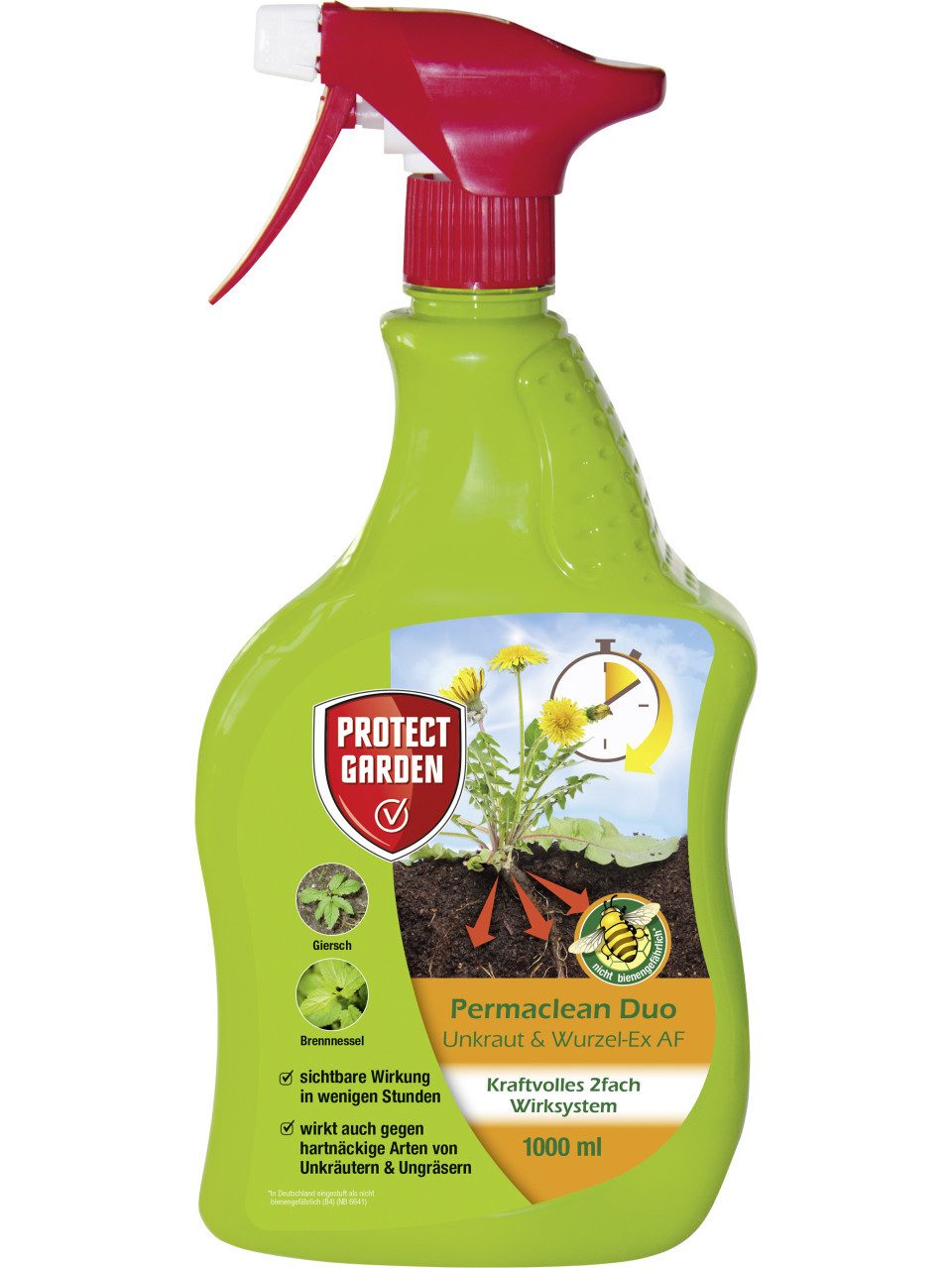 PROTECT Unkrautbekämpfungsmittel Protect Garden Permaclean Duo Unkraut & Wurzel-Ex