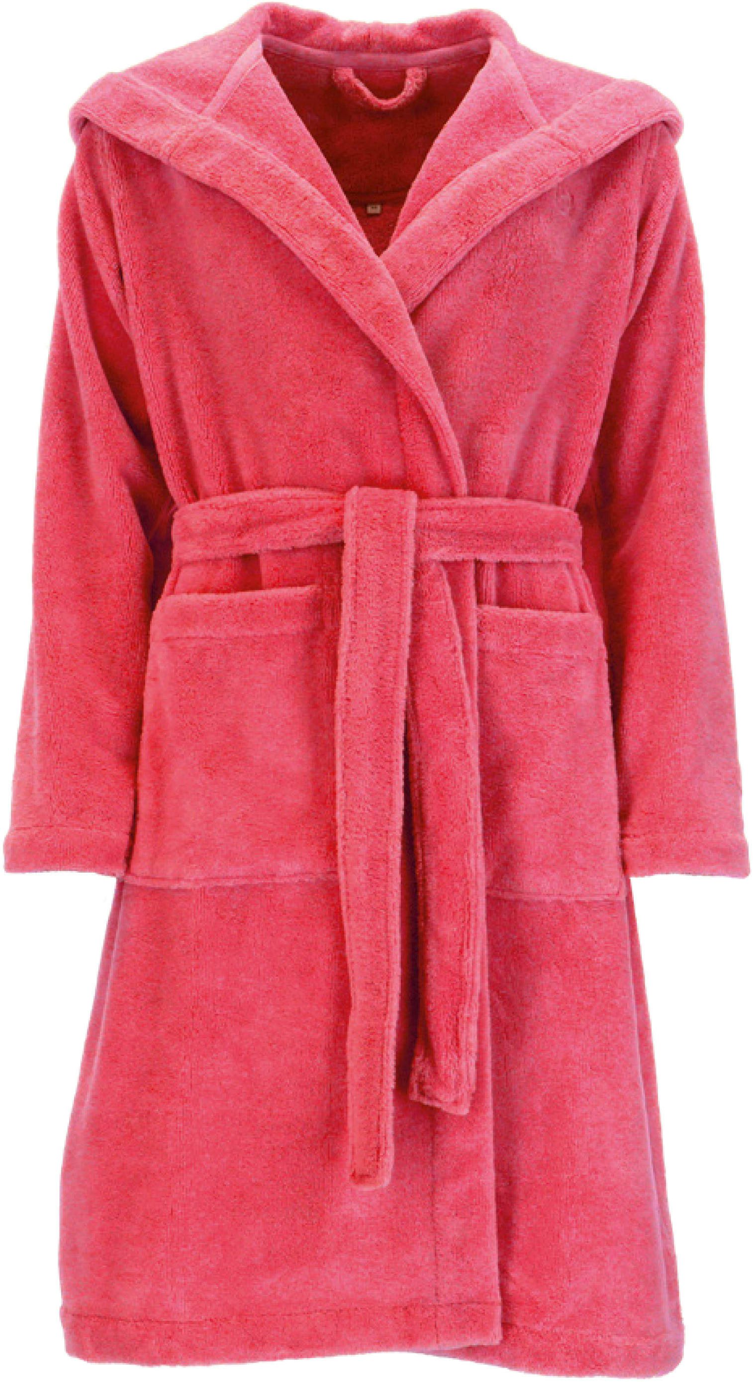 bugatti Damenbademantel Romina, ideal für Sauna & Spa, Hotelbademantel, Mor günstig online kaufen