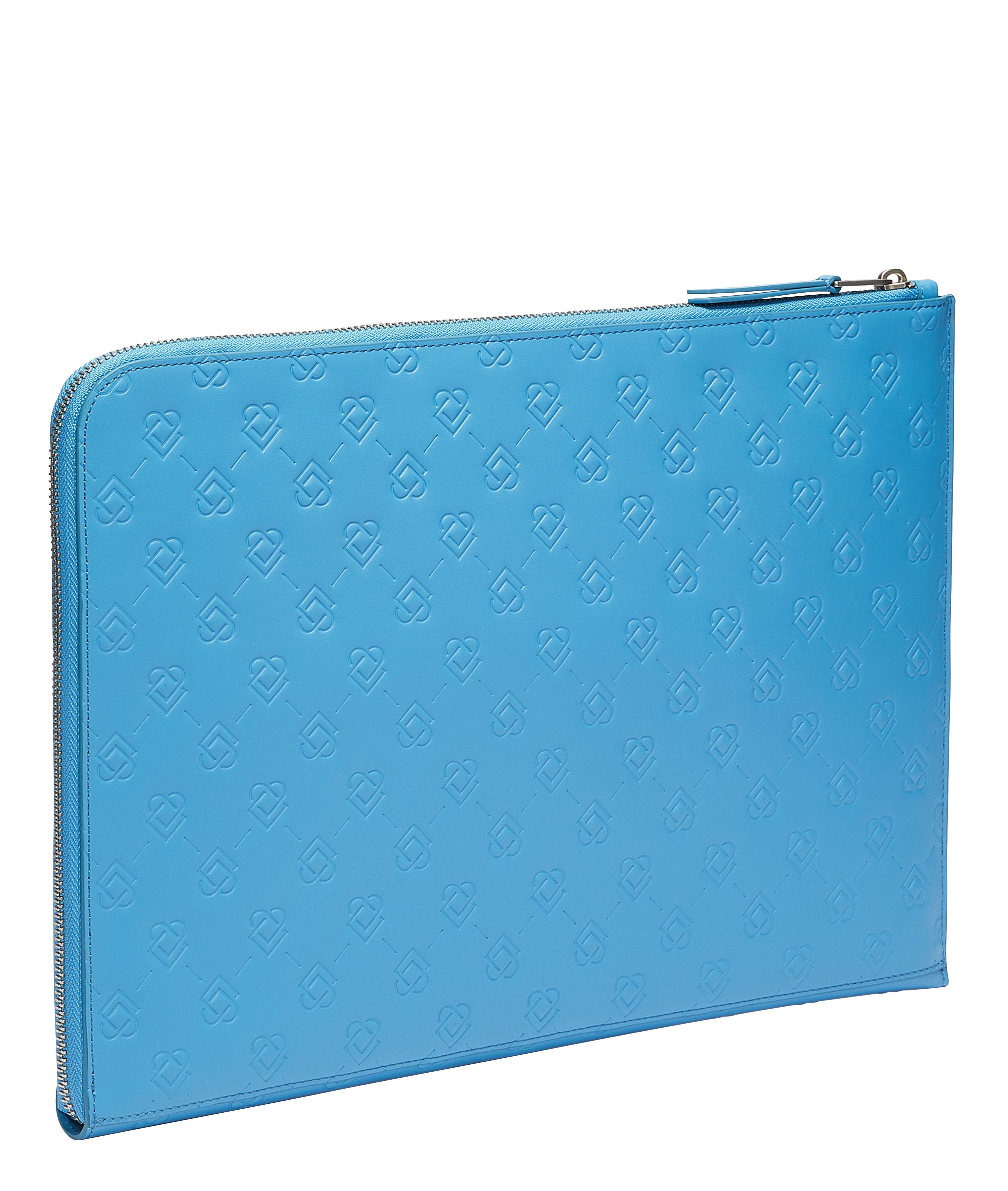 Berlin Laptop azurblau mit Liebeskind Case Geldbörse Logo-Icon-Muster