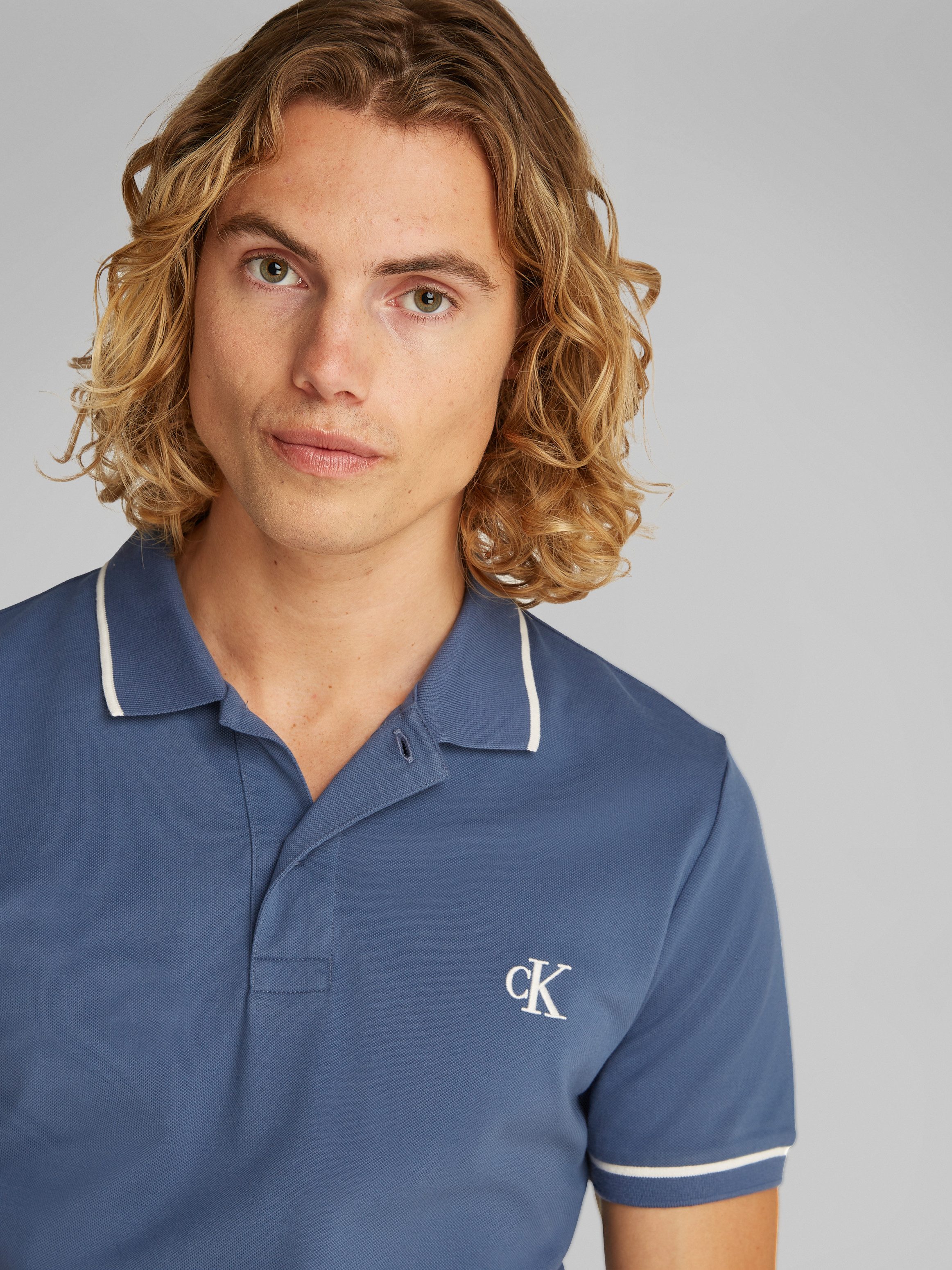 Calvin Klein Jeans Poloshirt TIPPING SLIM günstig online kaufen