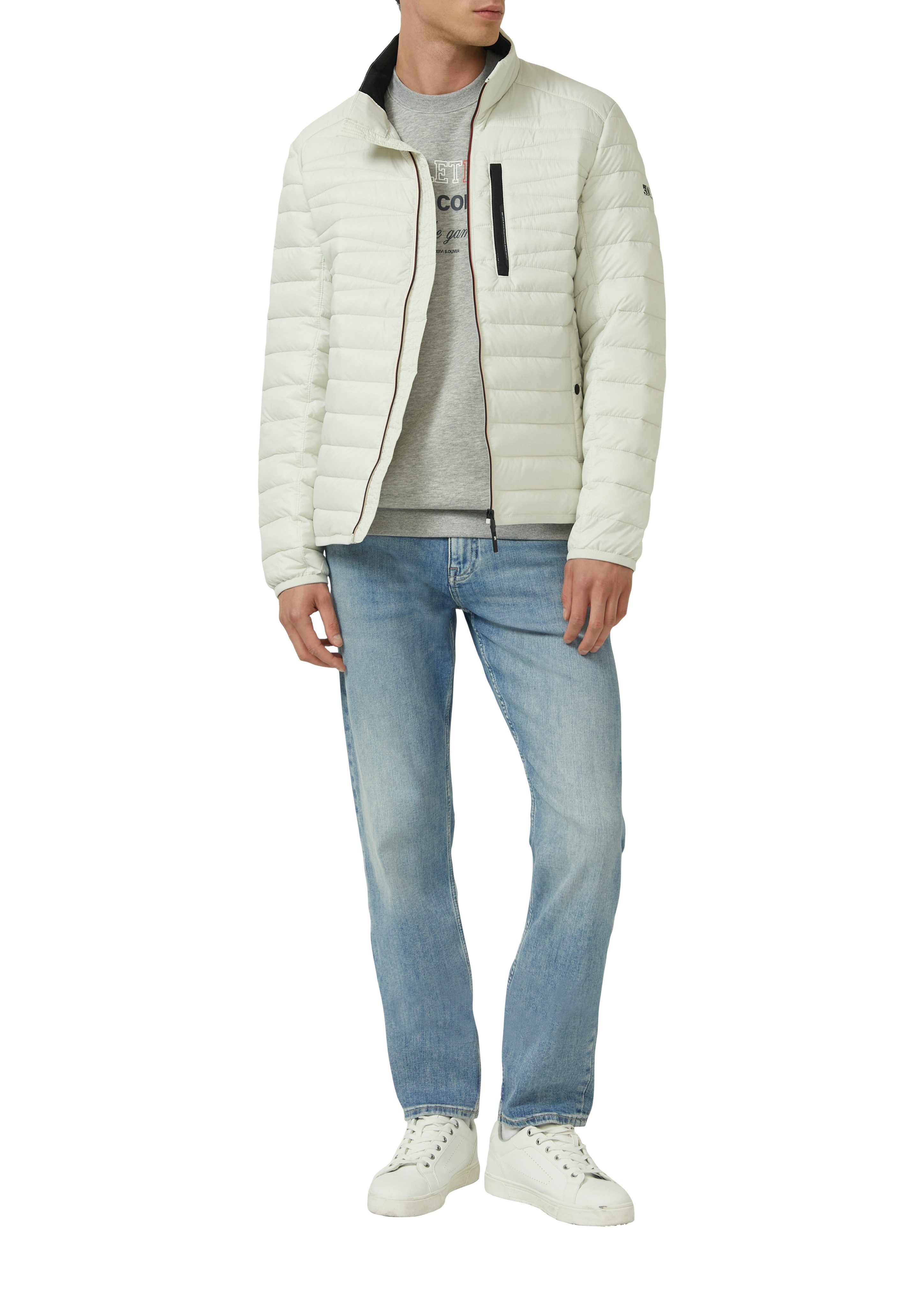 s.Oliver Steppjacke mit Stehkragen und Reißverschluss günstig online kaufen