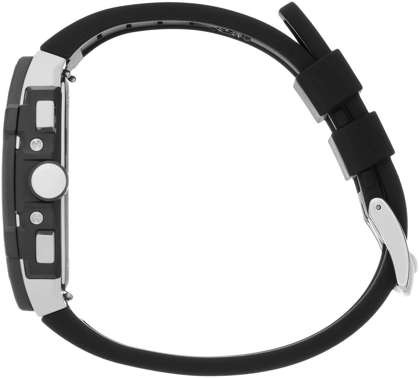 ice-watch Chronograph ICE boliday - Steel - Large - CH 024363, Armbanduhr, Quarzuhr, Herrenuhr, Silikonarmband, Stoppfunktion