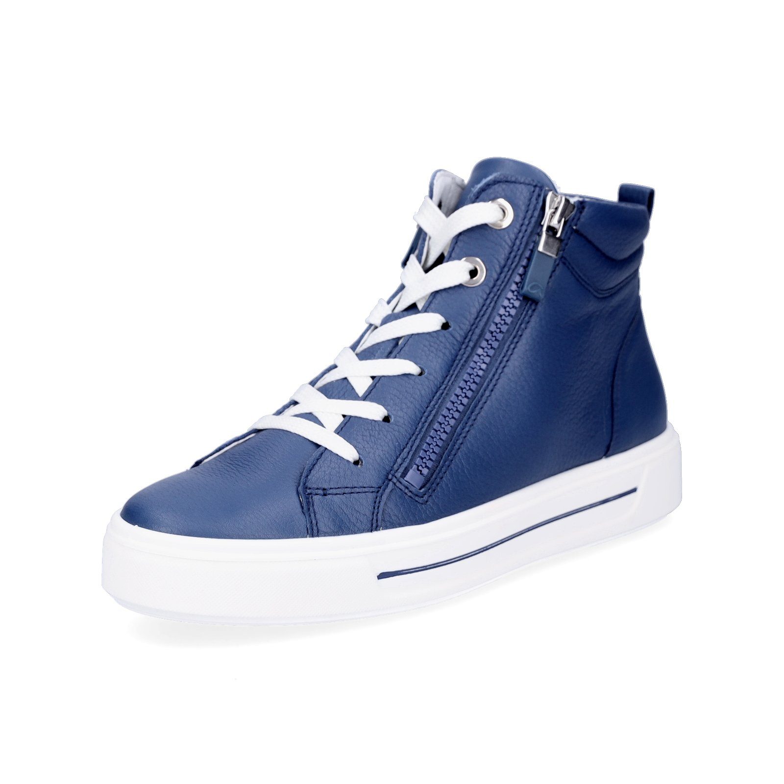 Sneaker Ara blau Damen blau Ara Sneaker High 048006 Leder