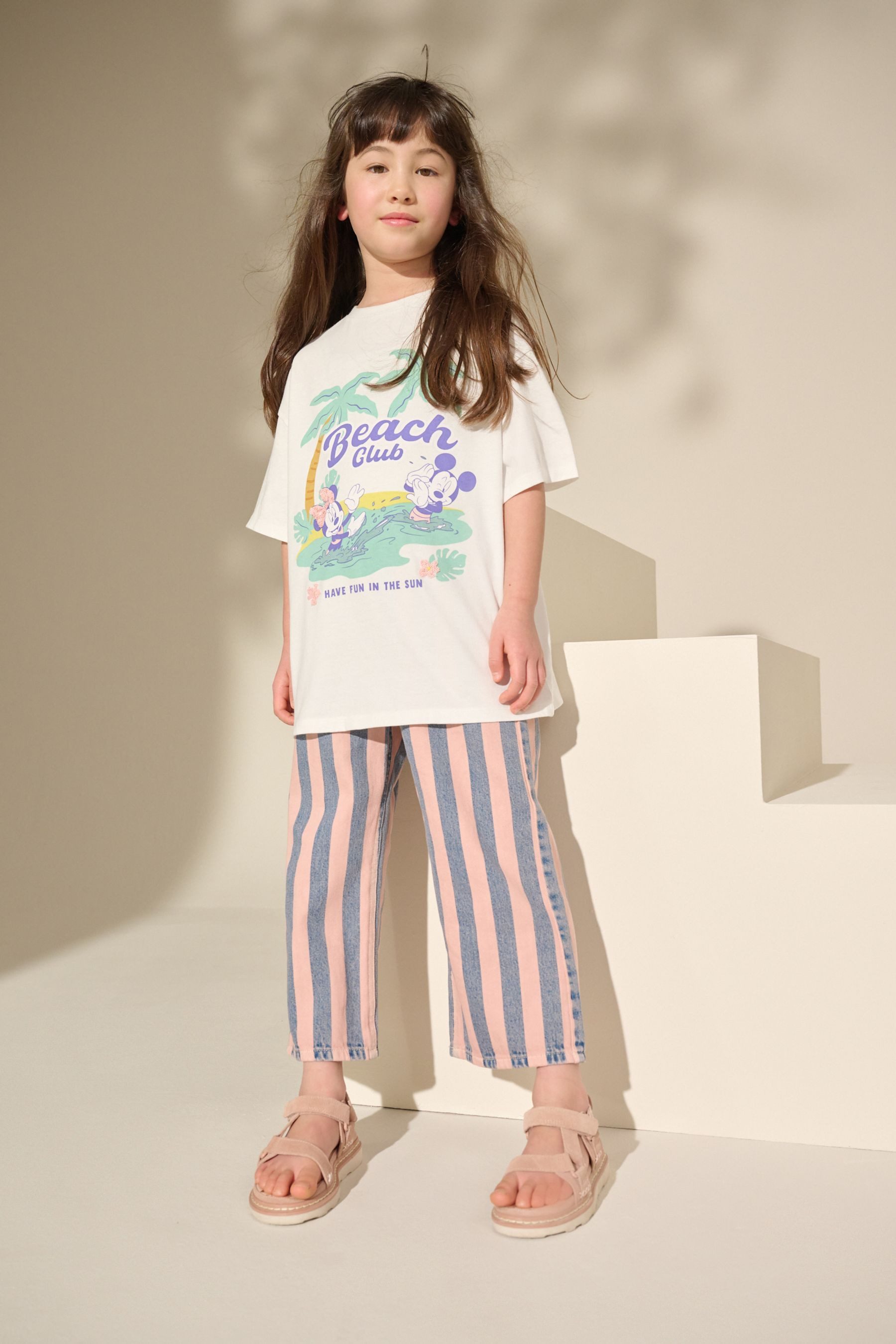 Next Paillettenshirt Lizenziertes Oversized Fit T-Shirt, Minnie Mouse (1-tlg)