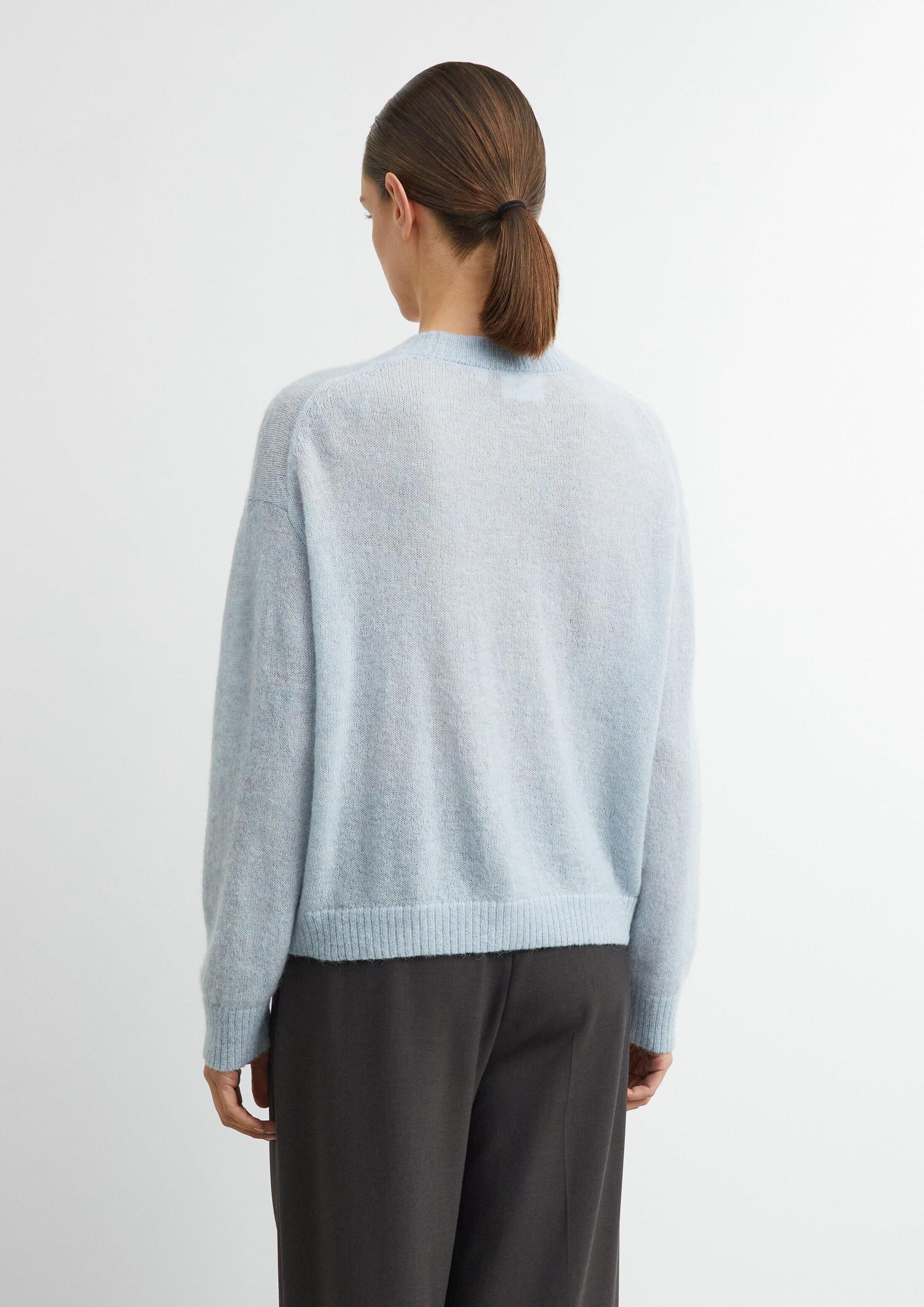comma Cardigan Strickjacke Oversize Cardigan aus Alpakamix