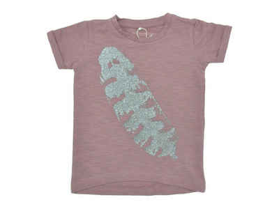 Name It T-Shirt Name It Shirt aus Bio-Baumwolle in lila mit Print (1-tlg) mit Frontprint