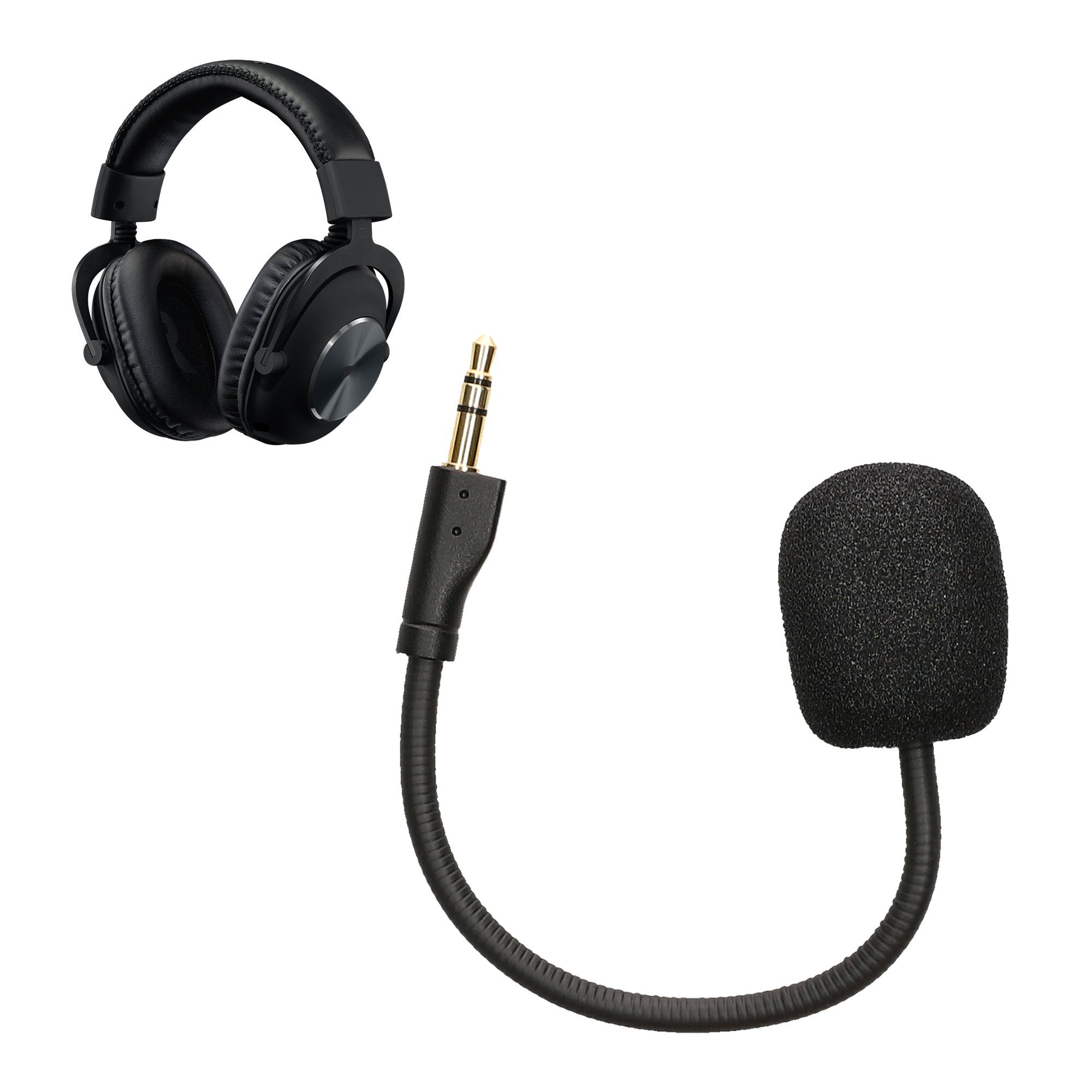 kwmobile Ersatz Kopfhörer Mikrofon für Logitech G Pro X Gaming-Headset Zubehör (Headset Microphone)