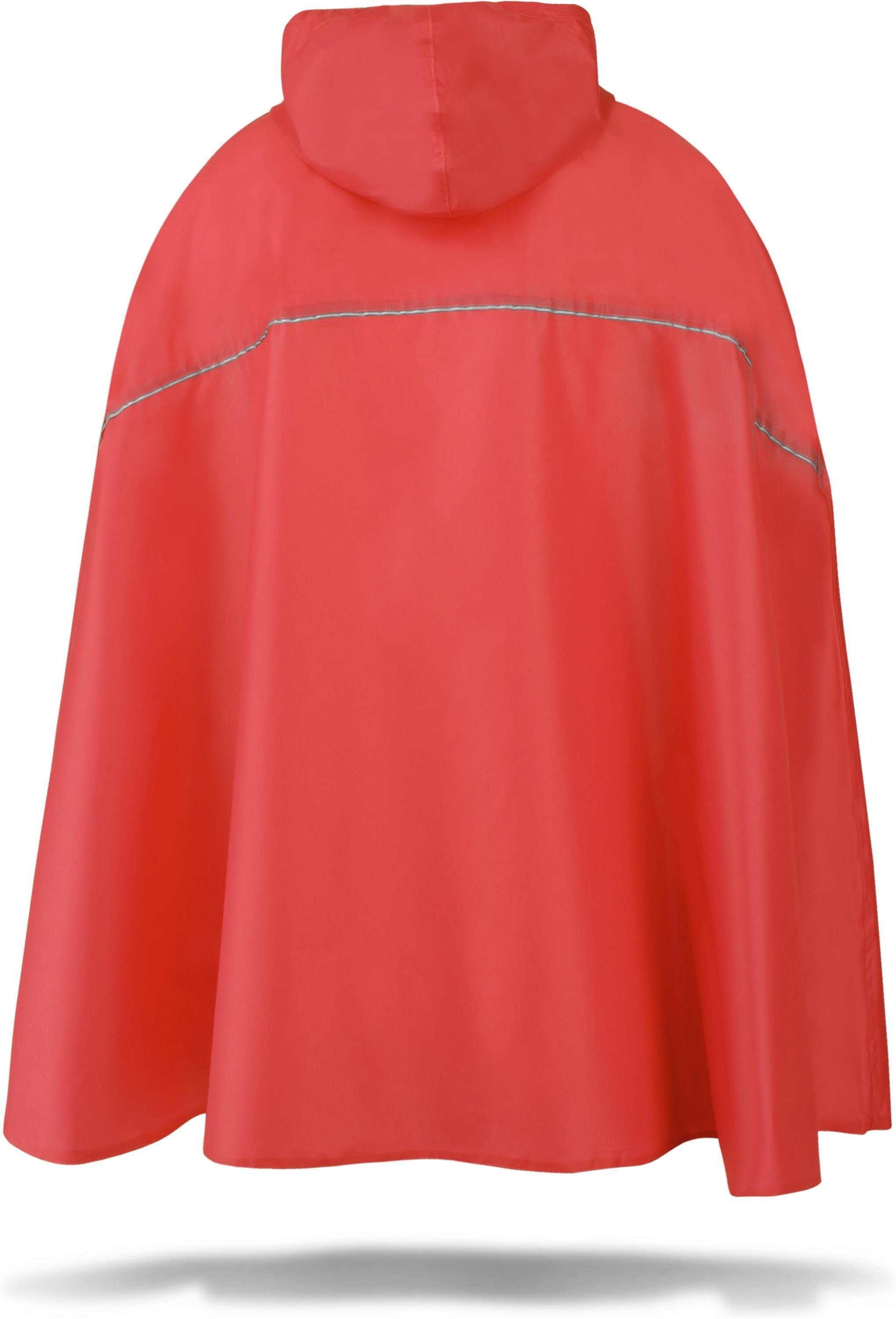 normani Regenponcho Unisex Regenponcho wasserdicht Cherrapunji mit Kapuze - 12000 mm Wassersäule - 3M™-Reflektor – Bild 3 von 4