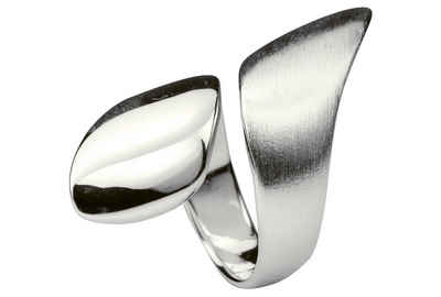 SILBERMOOS Silberring XL Ring "Umarme mich", 925 Sterling Silber
