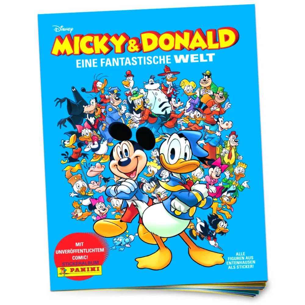 Sammelkarte Mickey & Donald Sticker - Fantastische Welt Sammelsticker (2025)