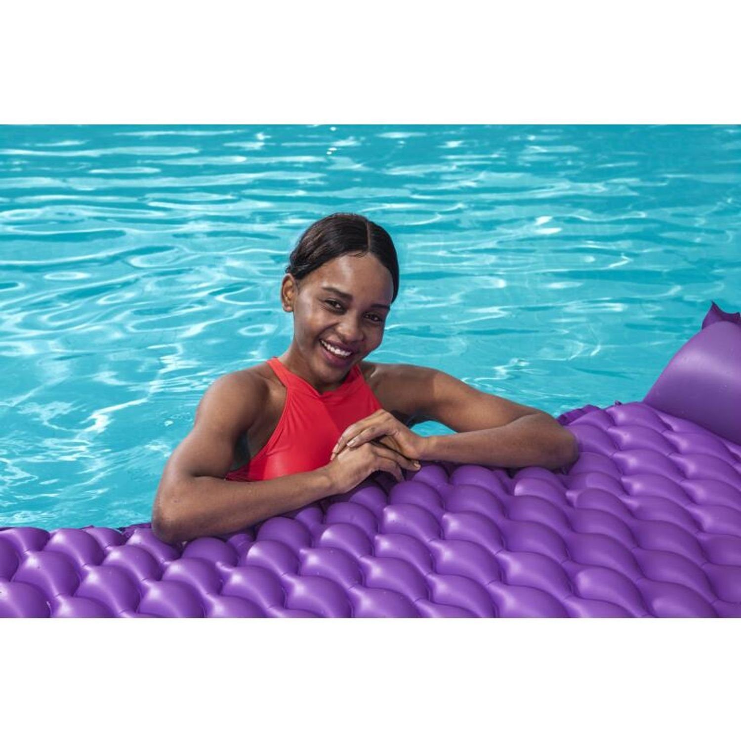 213x86cm Strand Pool Luftmatratze Aufrollbare Sommer Bestway Luftmatratze Bestway Badespaß