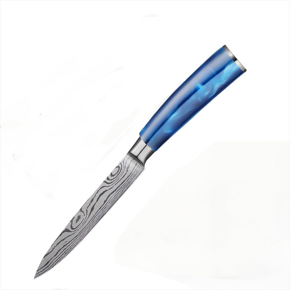KingLux Allzweckmesser Allzweckmesser 12,7cm Küchenmesser Kohlenstoffstahl für Obst, Gemüse
