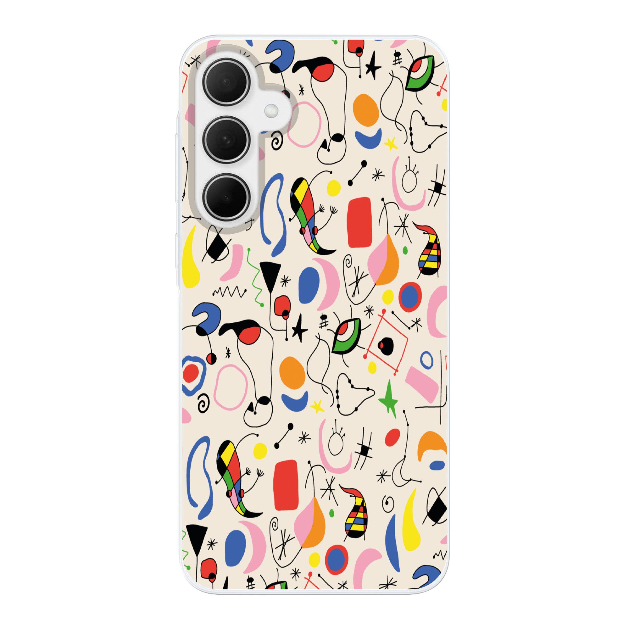 MuchoWow Handyhülle für Samsung Galaxy A35 5G Muster - Abstrakt - Kunst, Smartphone-Bumper, Print, Handy Schutzhülle Dünn