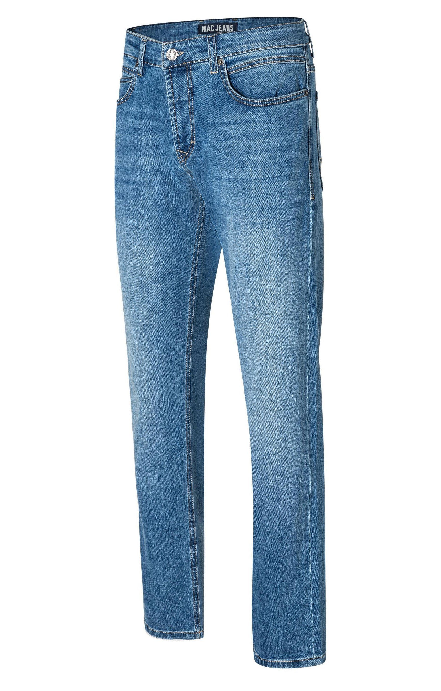 Authentic Ben 5-Pocket-Jeans 0978 Vintage Blue H462 Stretch-Denim Ice MAC Wash