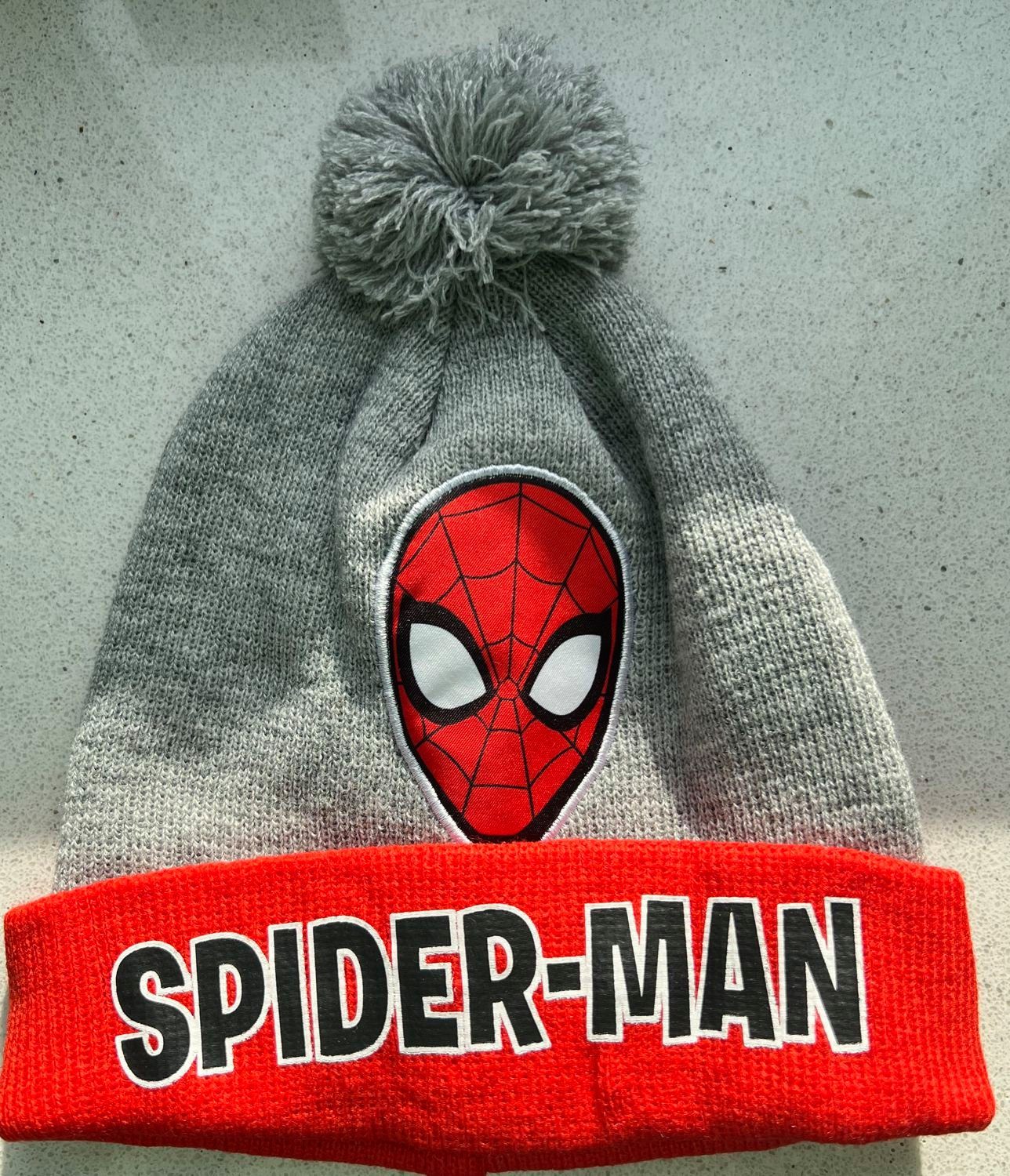Spiderman Beanie 2x SPIDERMAN Kindermütze JUNGEN Wintermützen Gr.52+54 Doppelpack 2x Spiderman Mützen Jungenmütze