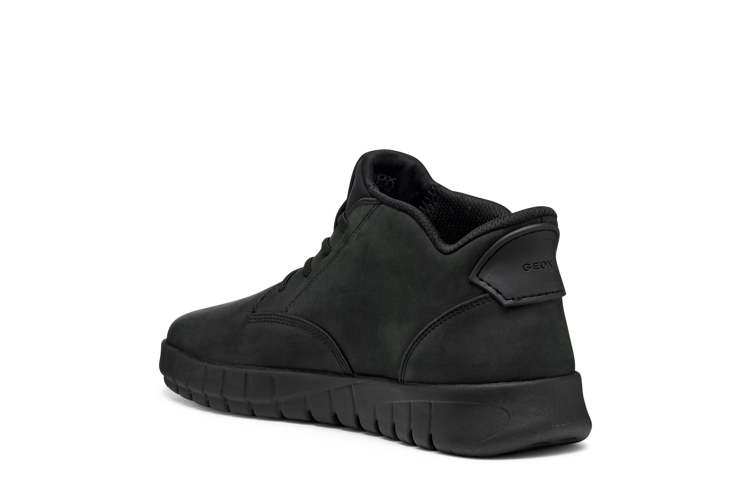 Geox U FLEXTRIDE PLUS Sneaker Schnürboots, Herbstboots mit dezenten Ziernähten