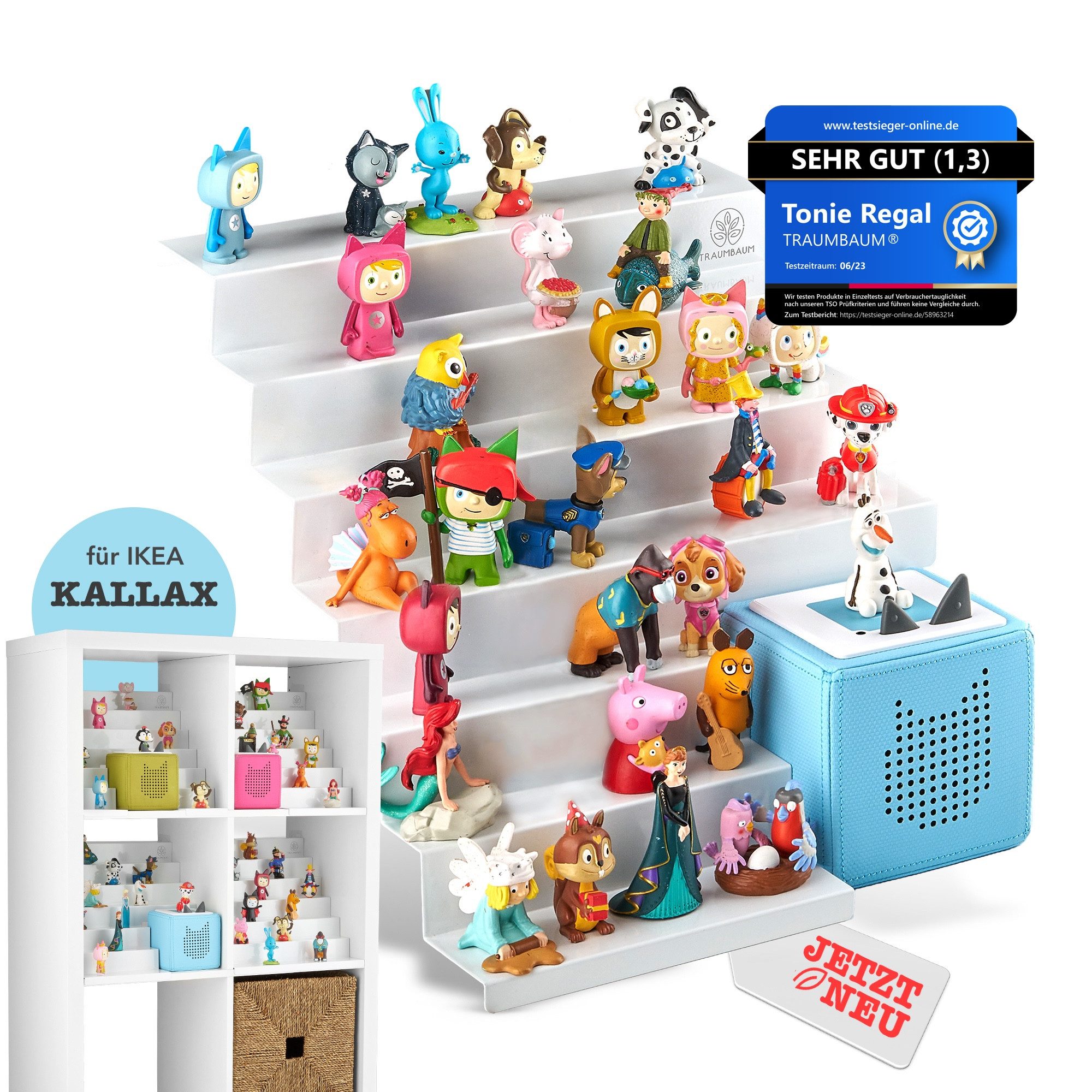 TRAUMBAUM® Kinderregal Tonie Regal als Einsatz für IKEA KALLAX, vollständig günstig online kaufen