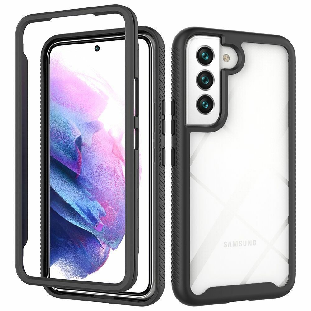 betterfon Handyhülle für Samsung Galaxy S22 5G 2-teiliges 360° Schutzcase, Stoßfestes TPU, elastisch, kratzfest & griffig im Alltag
