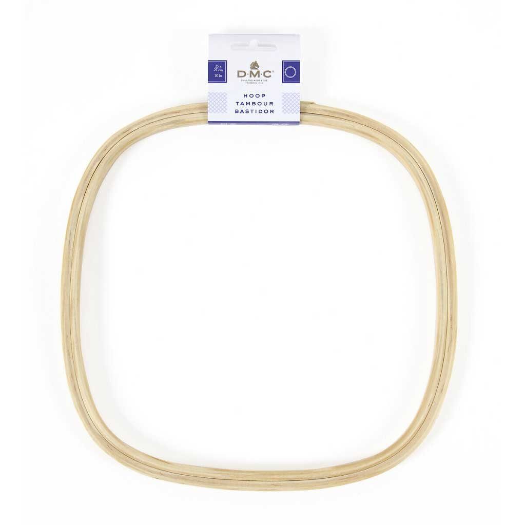 DMC Kreativset DMC Holz-Stickrahmen Quadrat, 25x25 günstig online kaufen