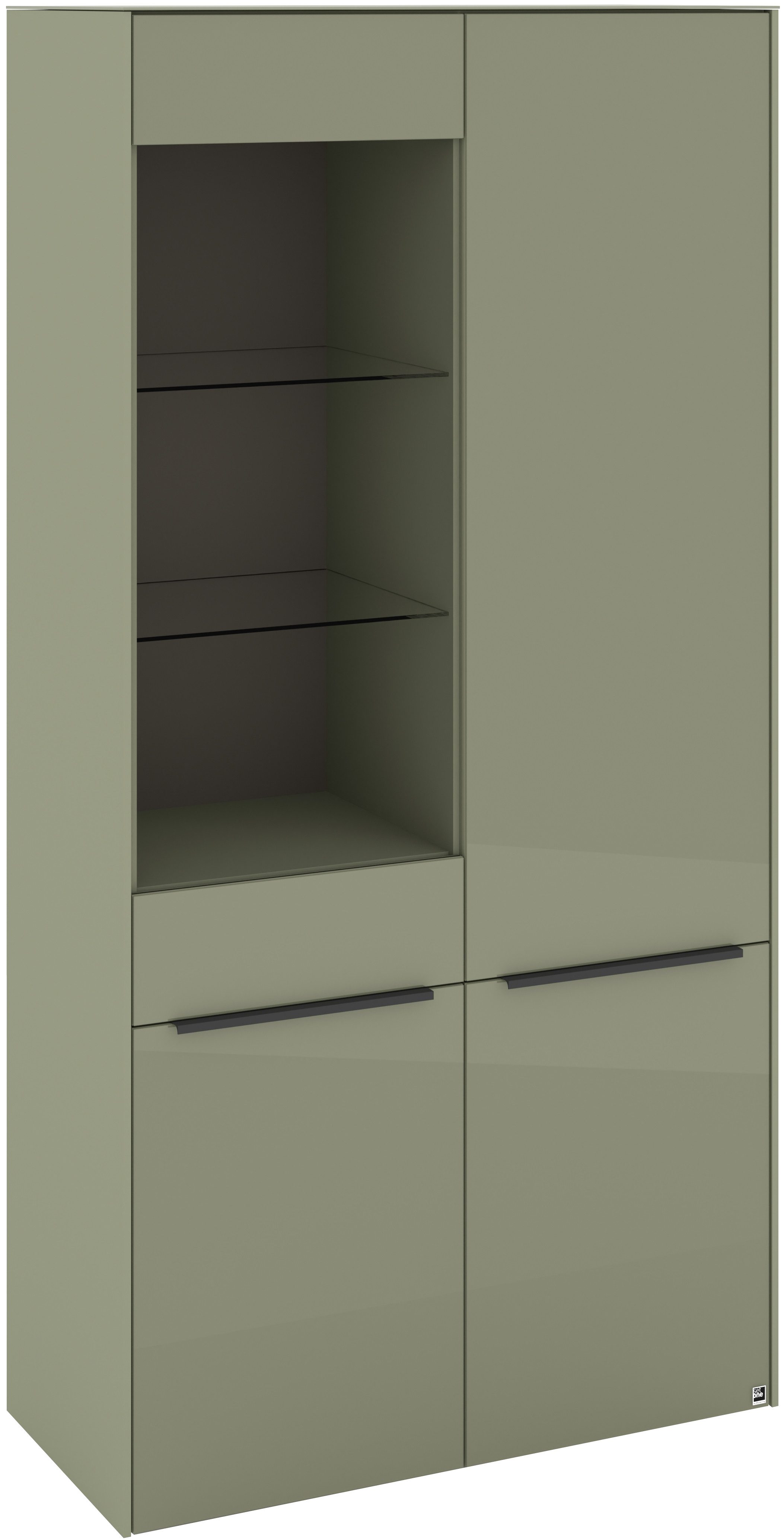 set one by Musterring Standvitrine Reno (1-St) Mit Gleitern und in verschiedenen Farben erhältlich