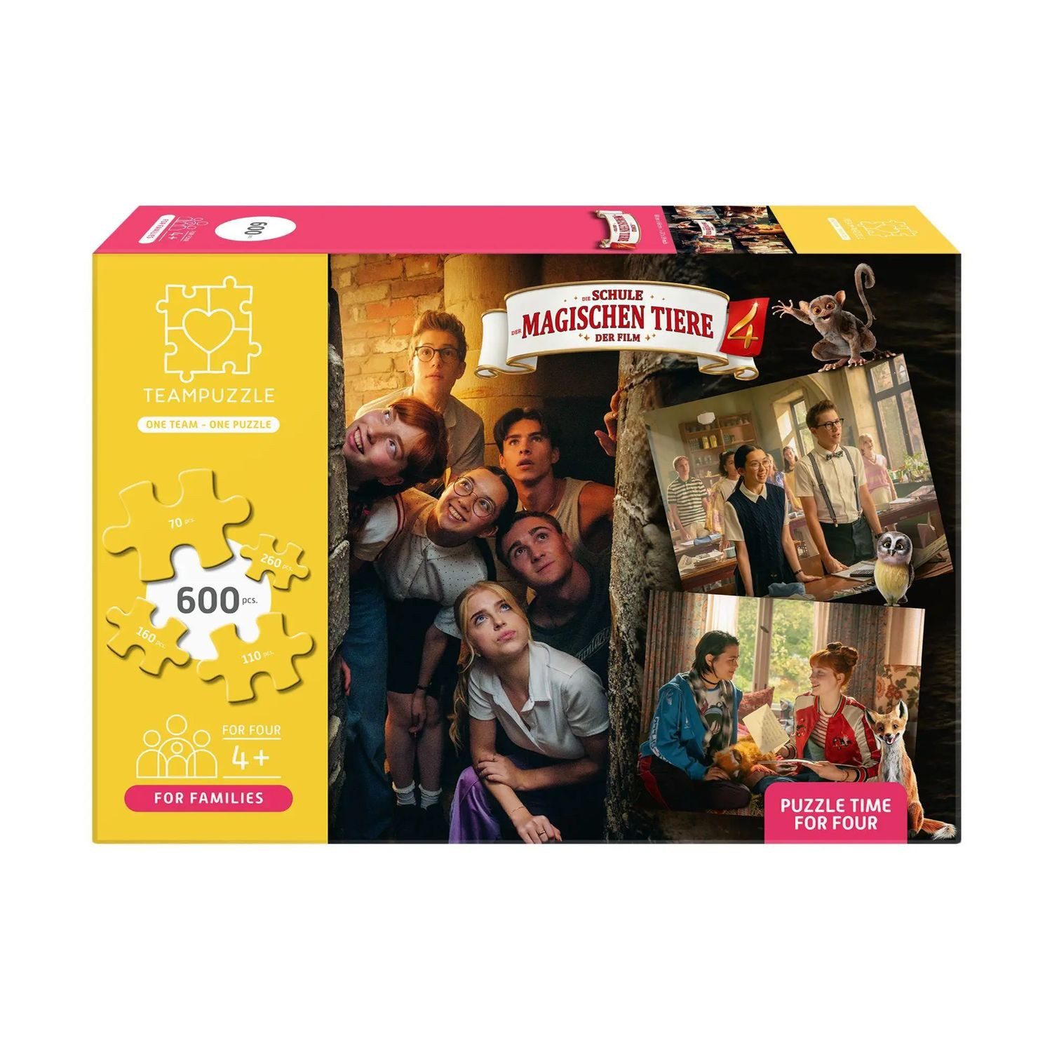 Puzzle Schule der magische Tiere 4, 600 Puzzleteile