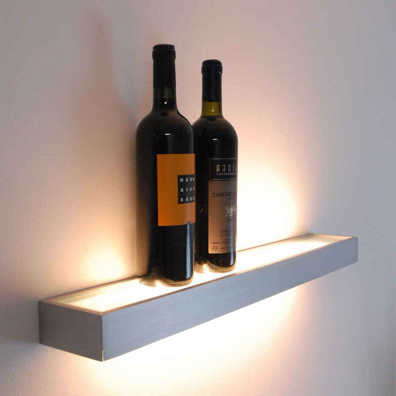s.luce Wandleuchte LED Lichtboard Wandleuchte Cusa Up & Down Aluminium, Warmweiß