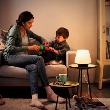 Philips Hue LED Tischleuchte Bluetooth White Ambiance Tischleuchte Wellness in, Smart Home Dimmfunktion, Leuchtmittel enthalten: Ja, LED, warmweiss, Tischleuchte, Nachttischlampe, Tischlampe