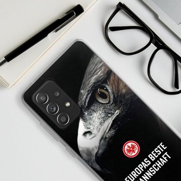 DeinDesign Handyhülle Eintracht Frankfurt Offizielles Lizenzprodukt Europameisterschaft, Samsung Galaxy A52 Silikon Hülle Bumper Case Handy Schutzhülle