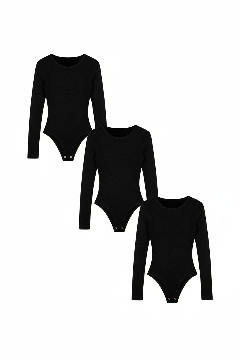 Diademita Body BASIC MAX Langarm Body Frauen 3er Pack (Set, 3-tlg., 3er Pac günstig online kaufen