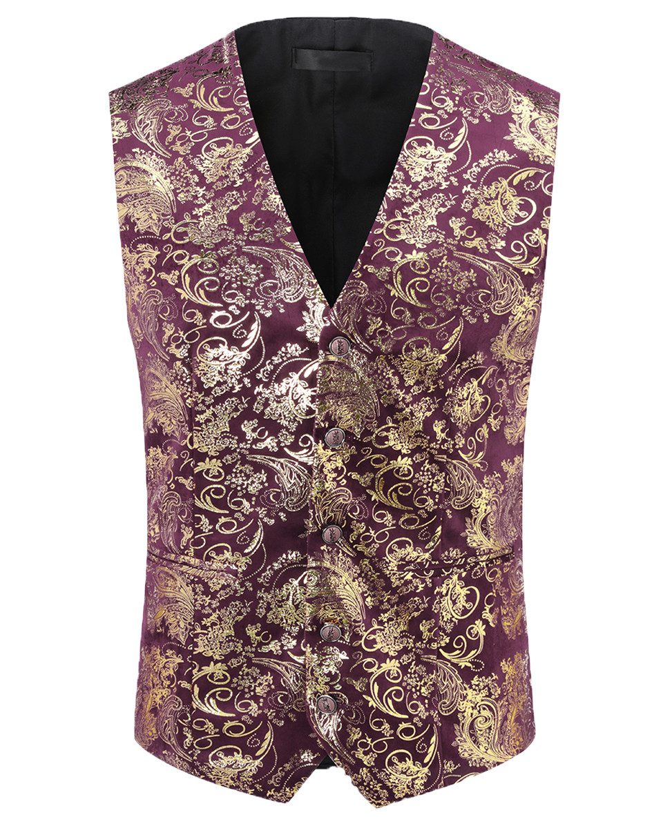 Allthemen Anzugweste Elegante Jacquard Anzugweste für günstig online kaufen