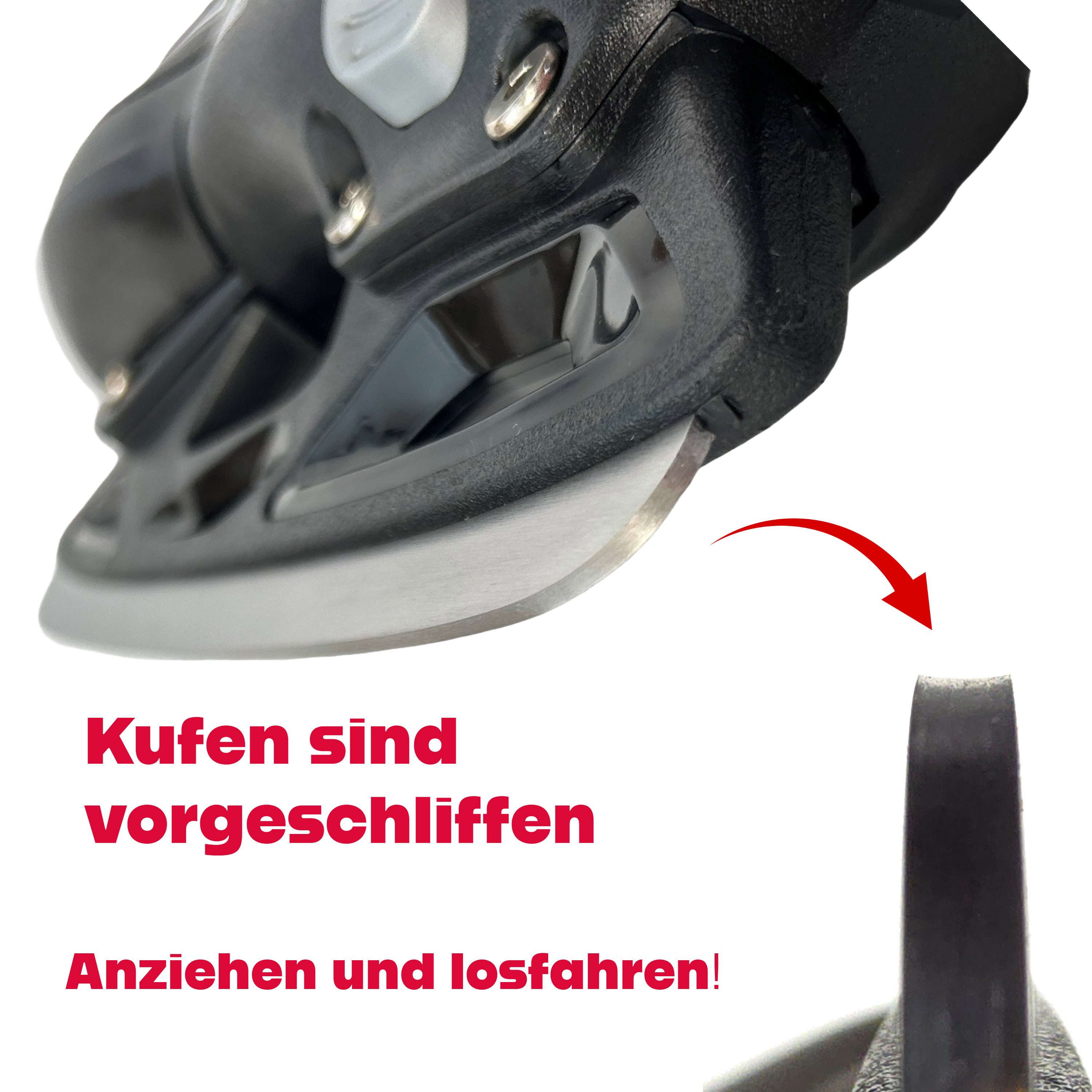Cox Swain Inlineskates Sneak 2in1 verstellbar Inline Skates und Schlittschuhe, 4-fach größenverstellbar