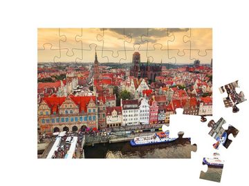 puzzleYOU Puzzle Panorama der Altstadt von Danzig, Polen, 48 Puzzleteile, puzzleYOU-Kollektionen Danzig, Europäische Städte