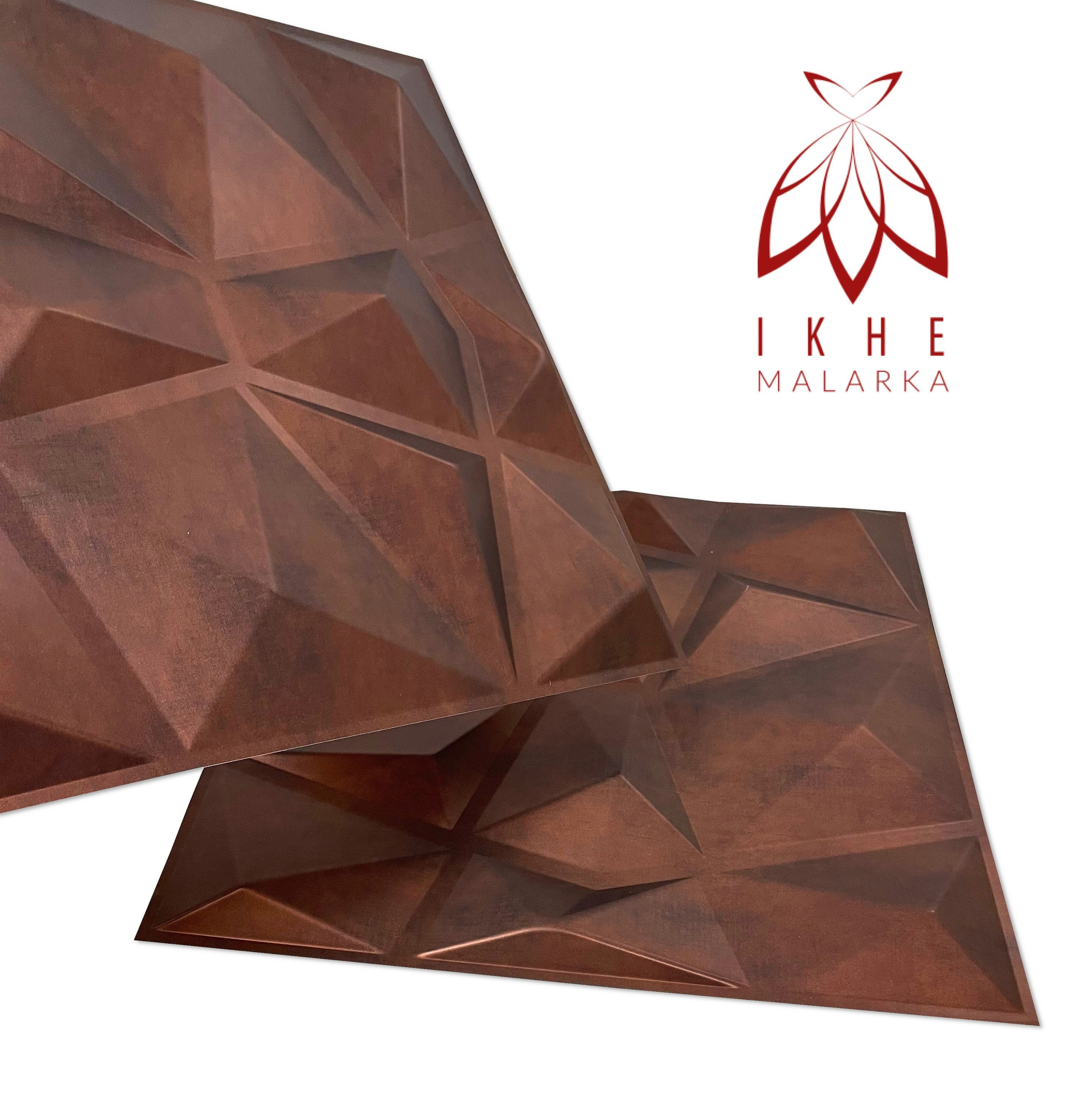IKHEMalarka 3D Wandpaneel 3D Paneele PVC Kunststoffpaneele, BxL: 50,00x50,00 cm, 0,25 qm, (1 Stück, 3D Wandpaneele Deckenpaneele) hochwertige & harte PVC 3D Pla – Bild 4 von 5